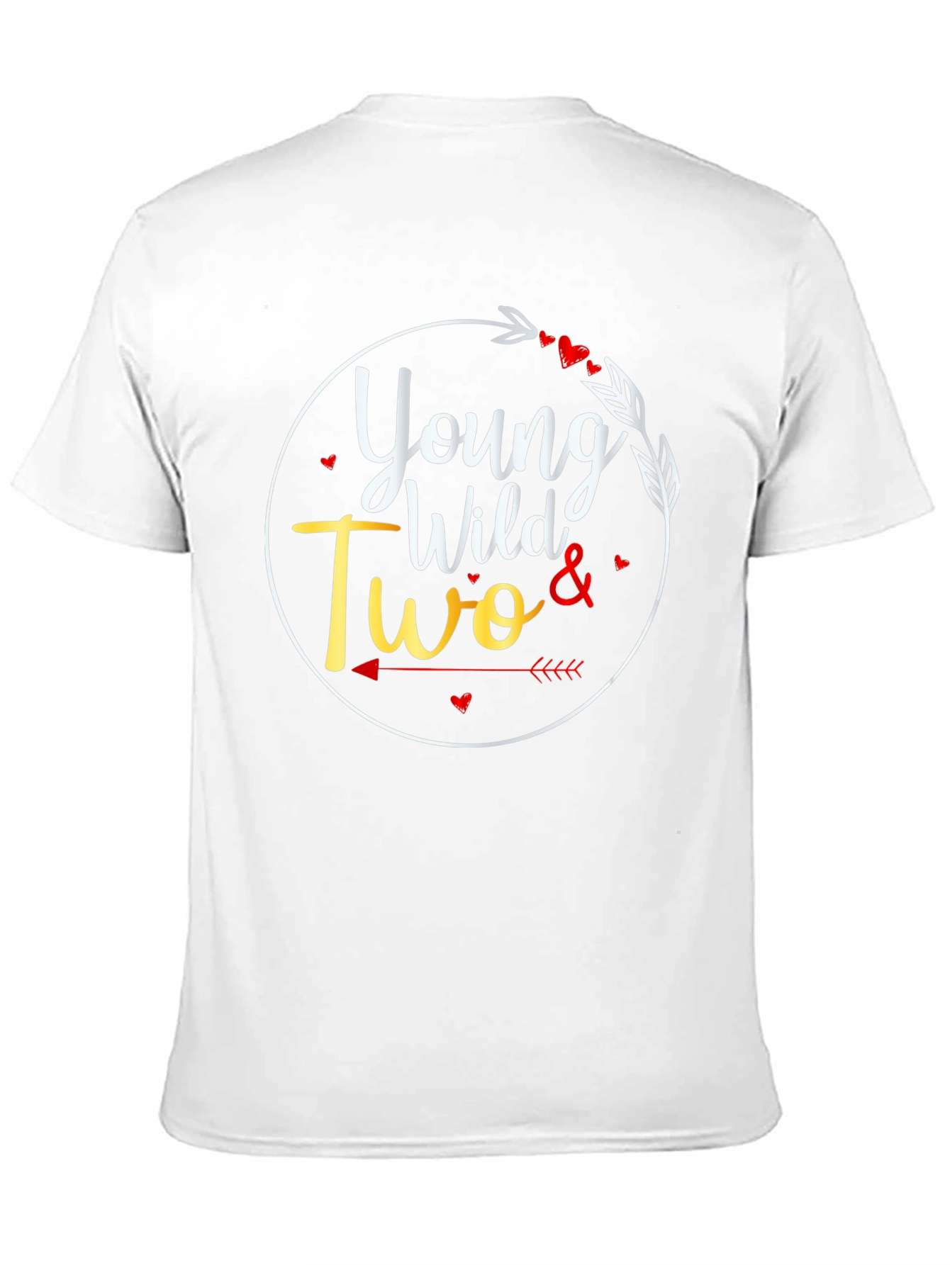 Young Wild & Two Birthday T-Shirt