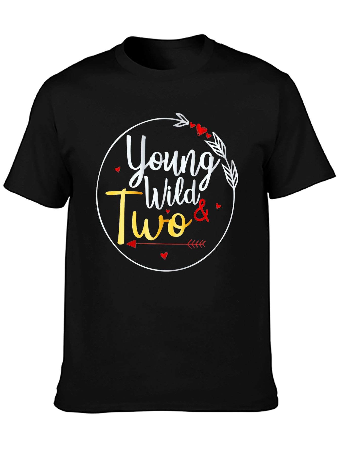 Young Wild & Two Birthday T-Shirt