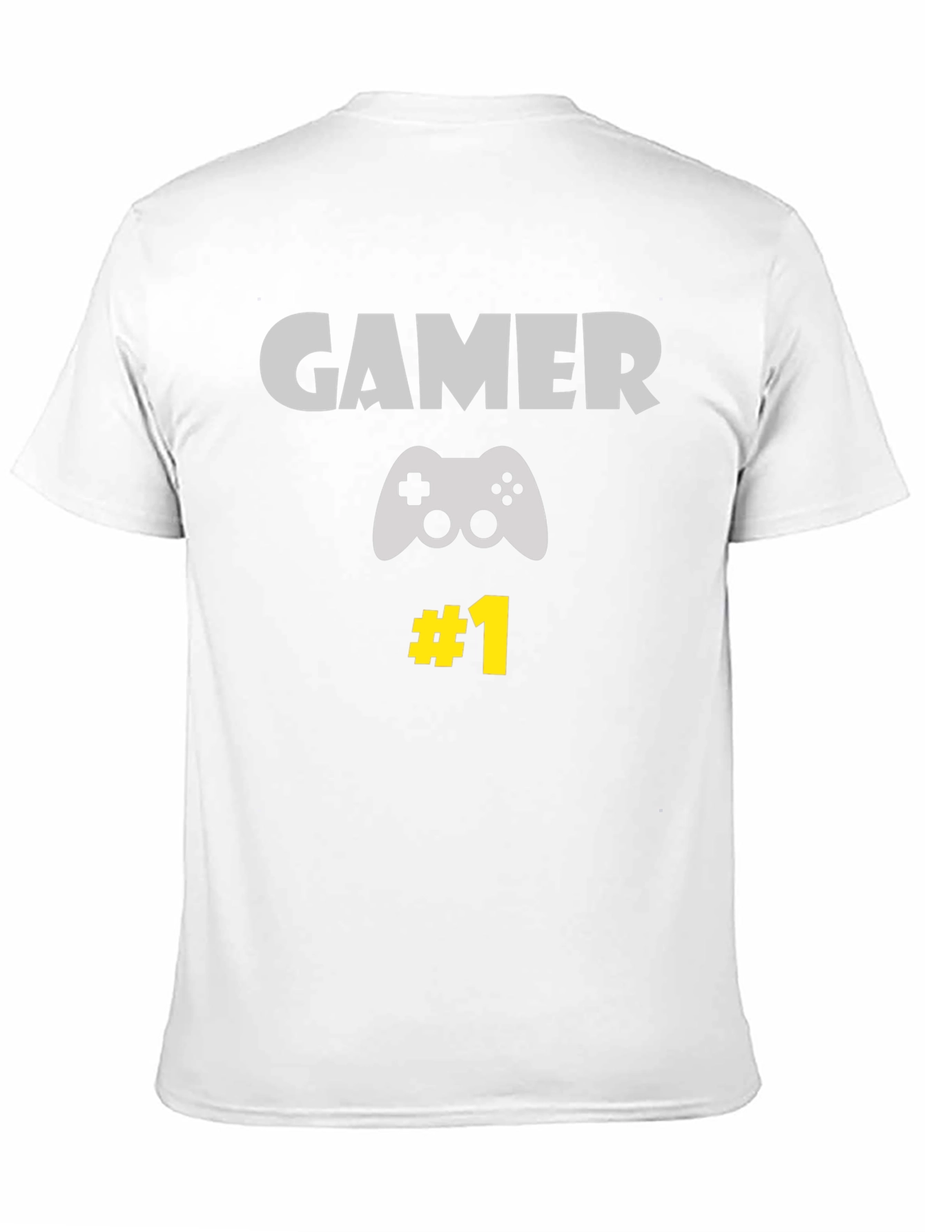 Gamer #1 Black T-Shirt - Controller Design