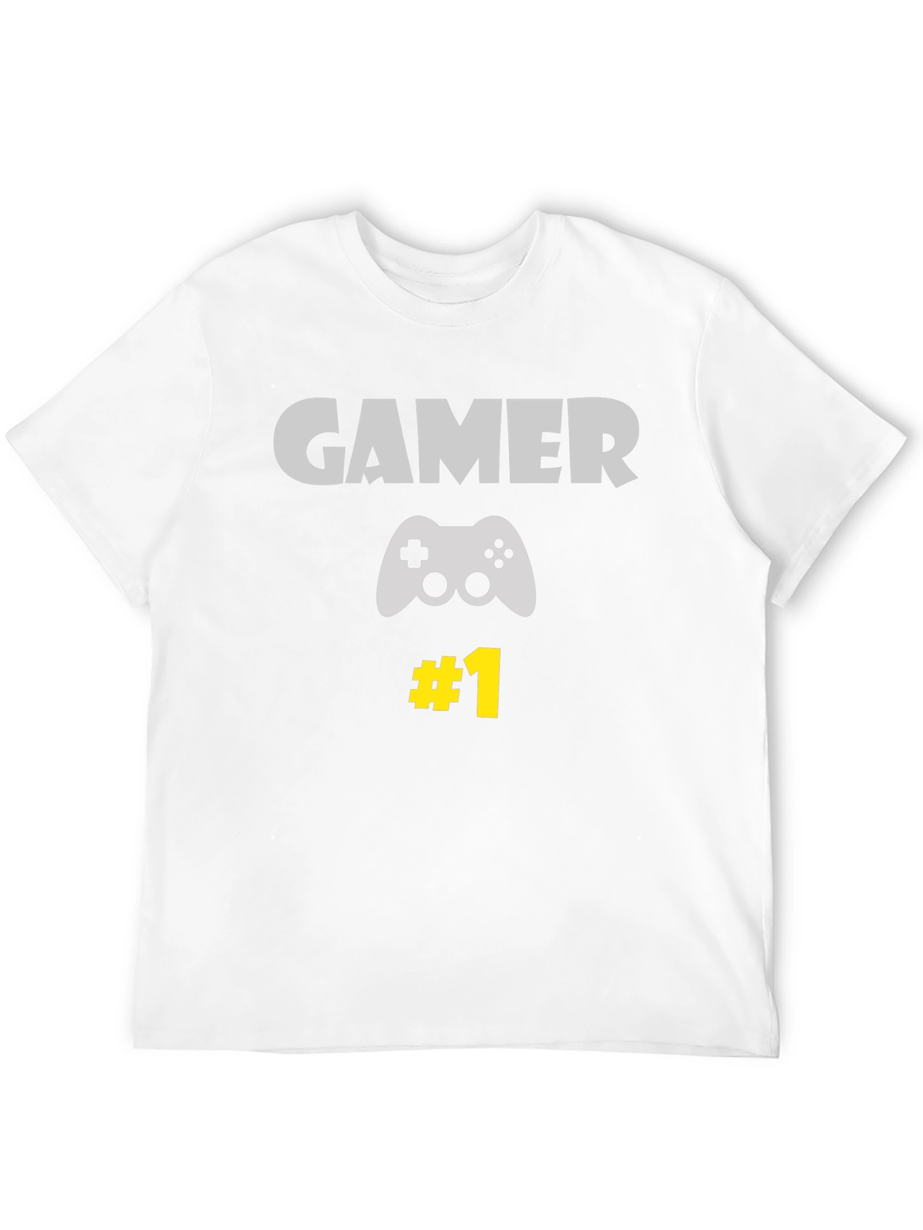 Gamer #1 Black T-Shirt - Controller Design