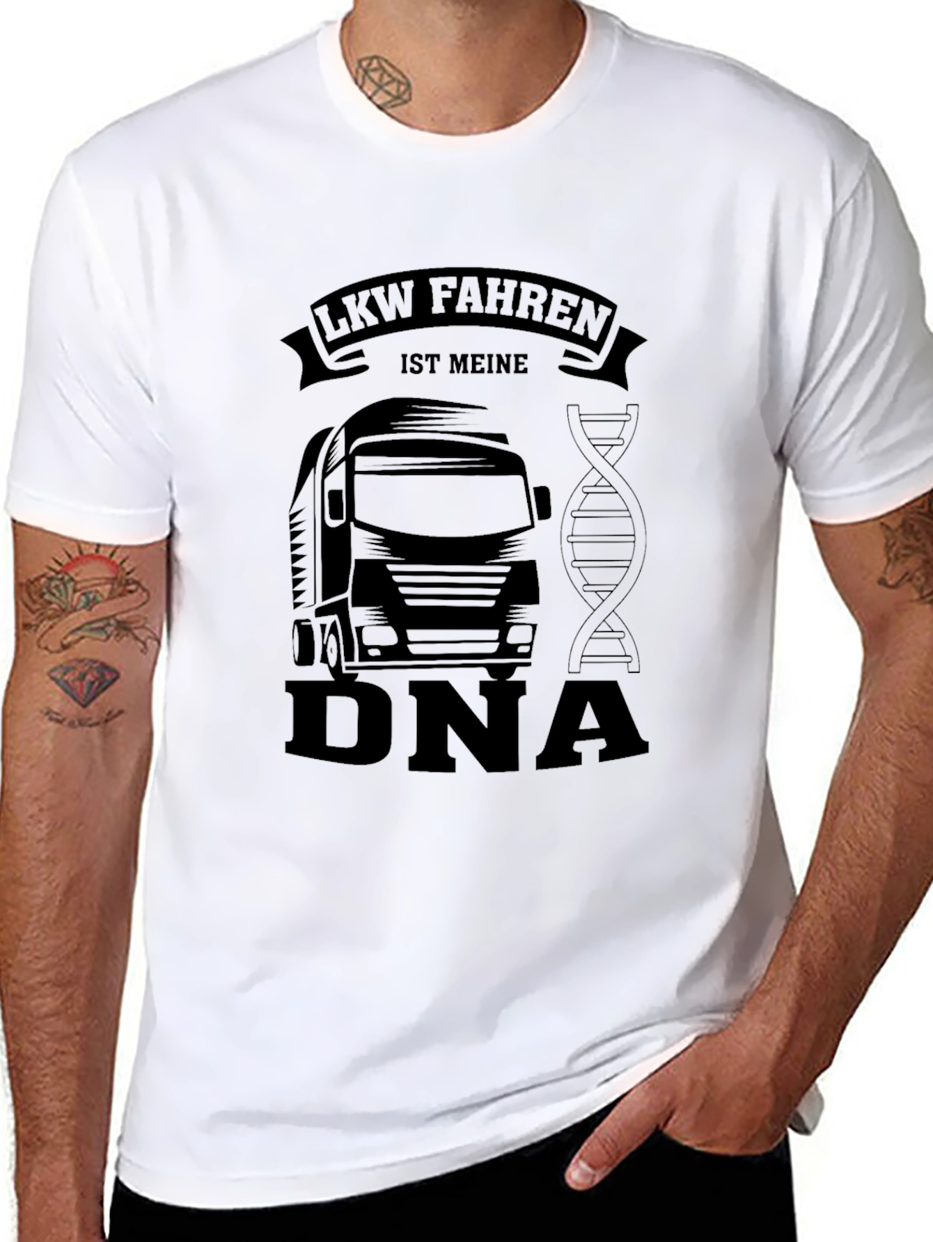 Trucker DNA Black T-Shirt