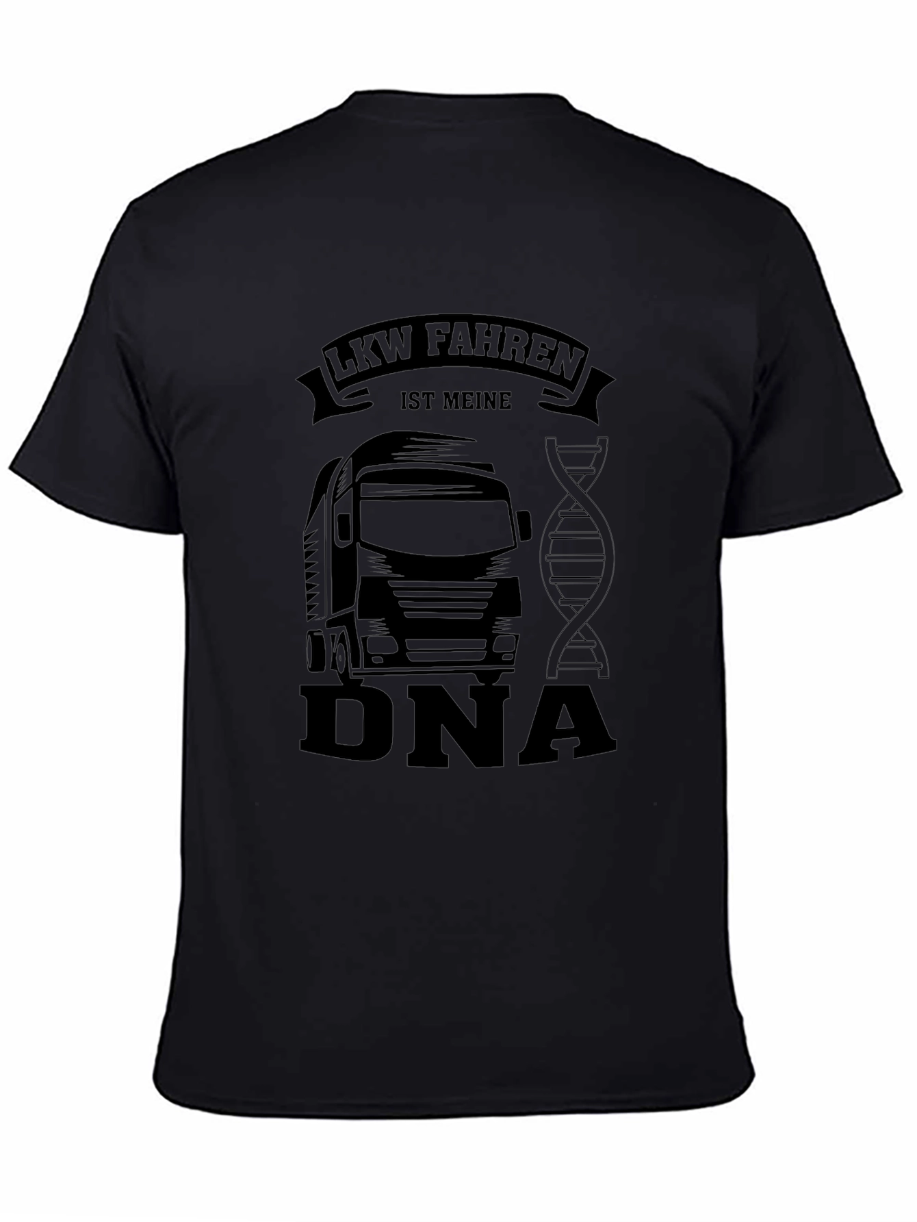 Trucker DNA Black T-Shirt