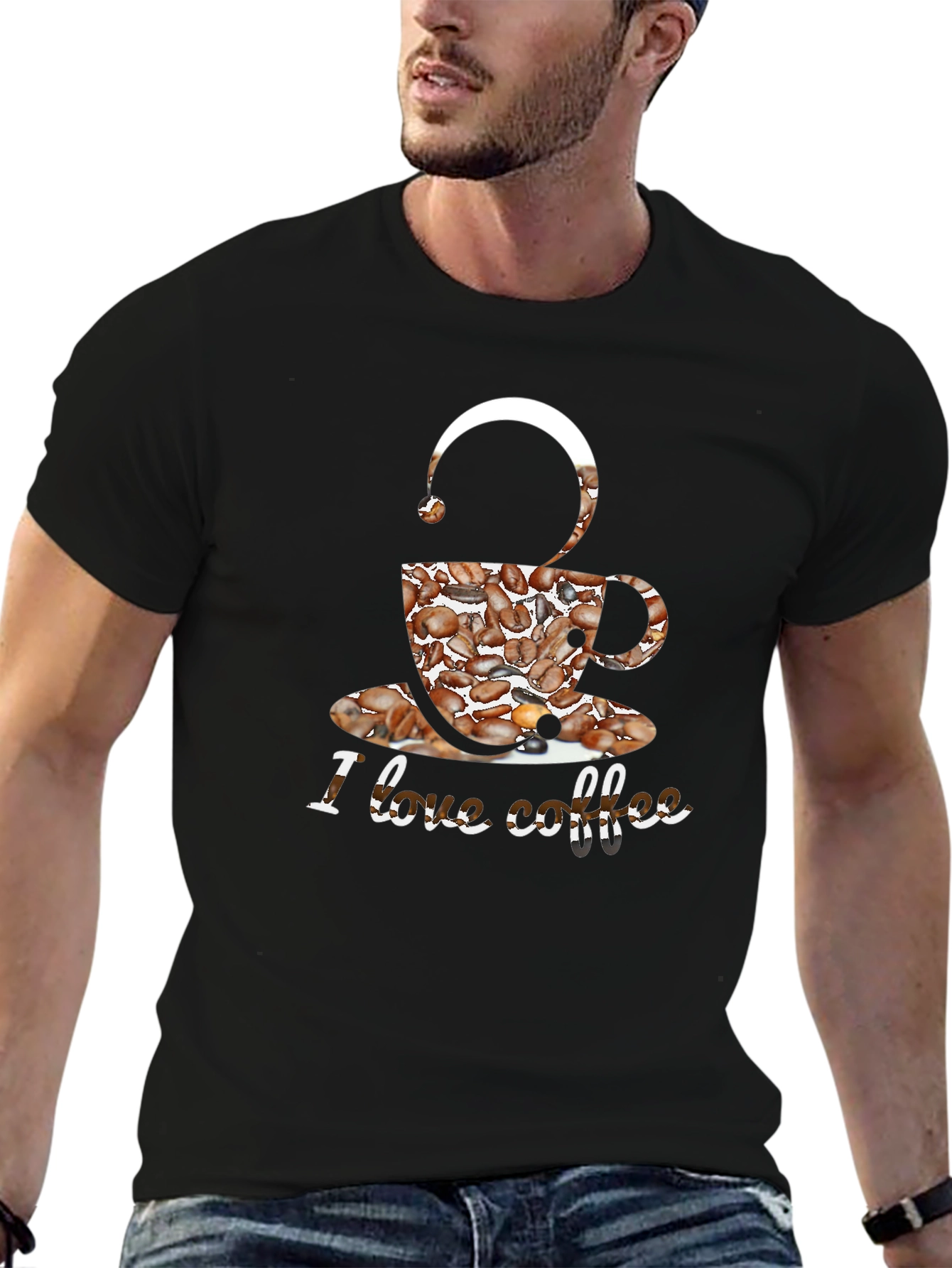 I Love Coffee Graphic T-Shirt