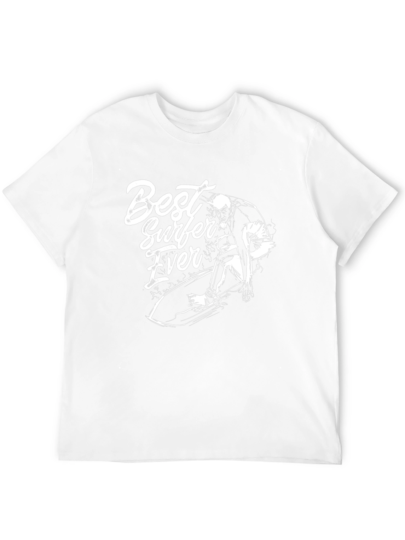 Best Surfer Ever Graphic Tee - Cool Surfing T-Shirt
