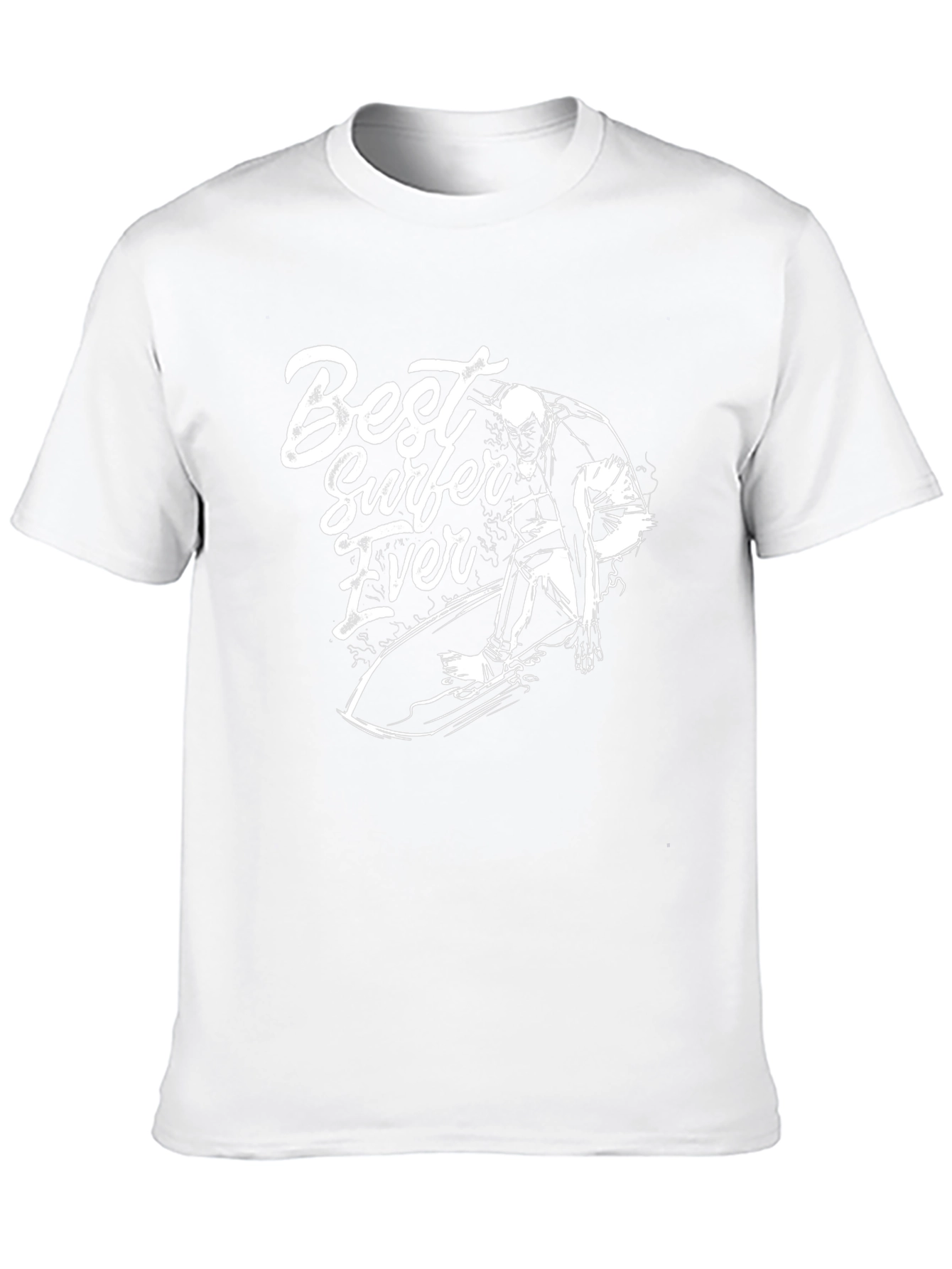 Best Surfer Ever Graphic Tee - Cool Surfing T-Shirt