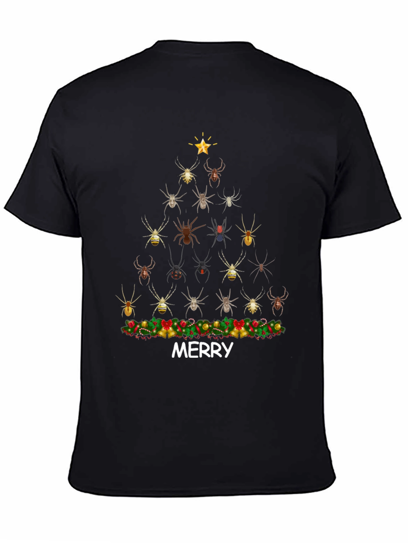 Spider Christmas Tree Graphic Tee