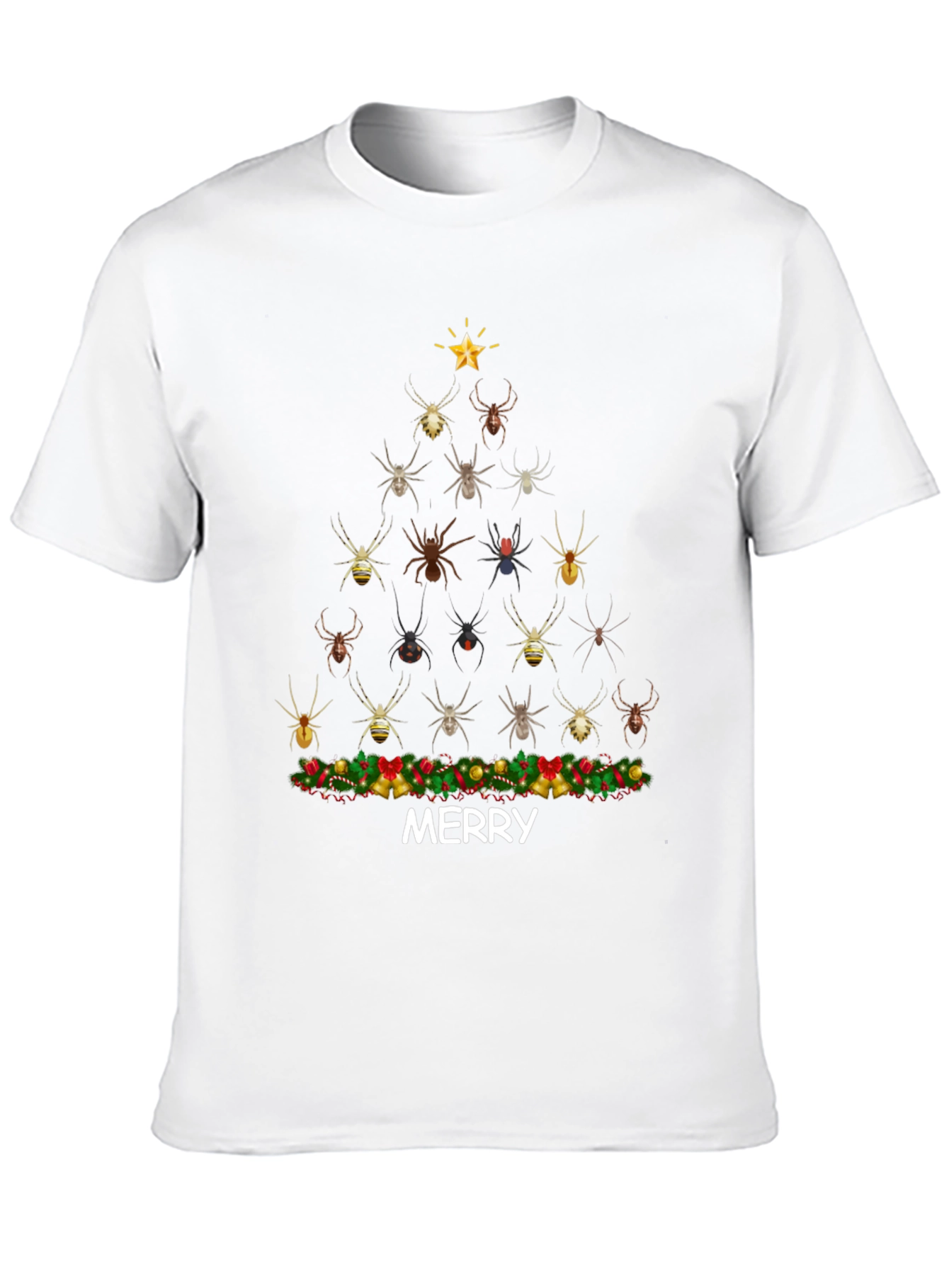 Spider Christmas Tree Graphic Tee