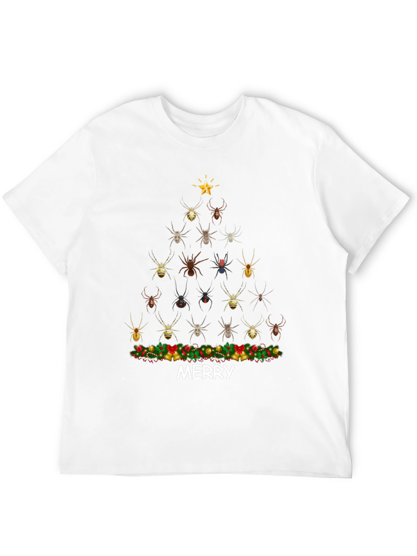 Spider Christmas Tree Graphic Tee