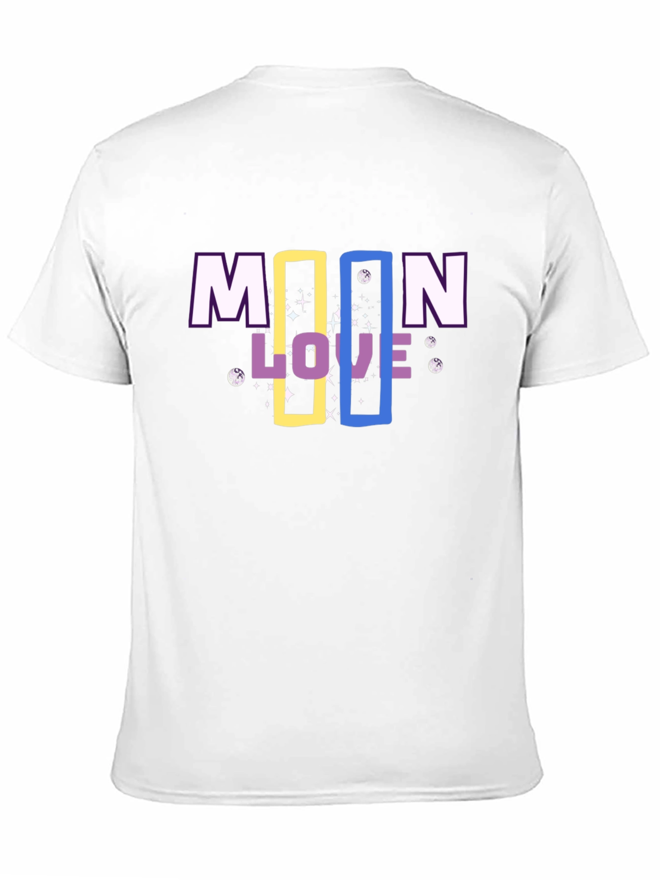 Moon Love Graphic Tee - Trendy Print