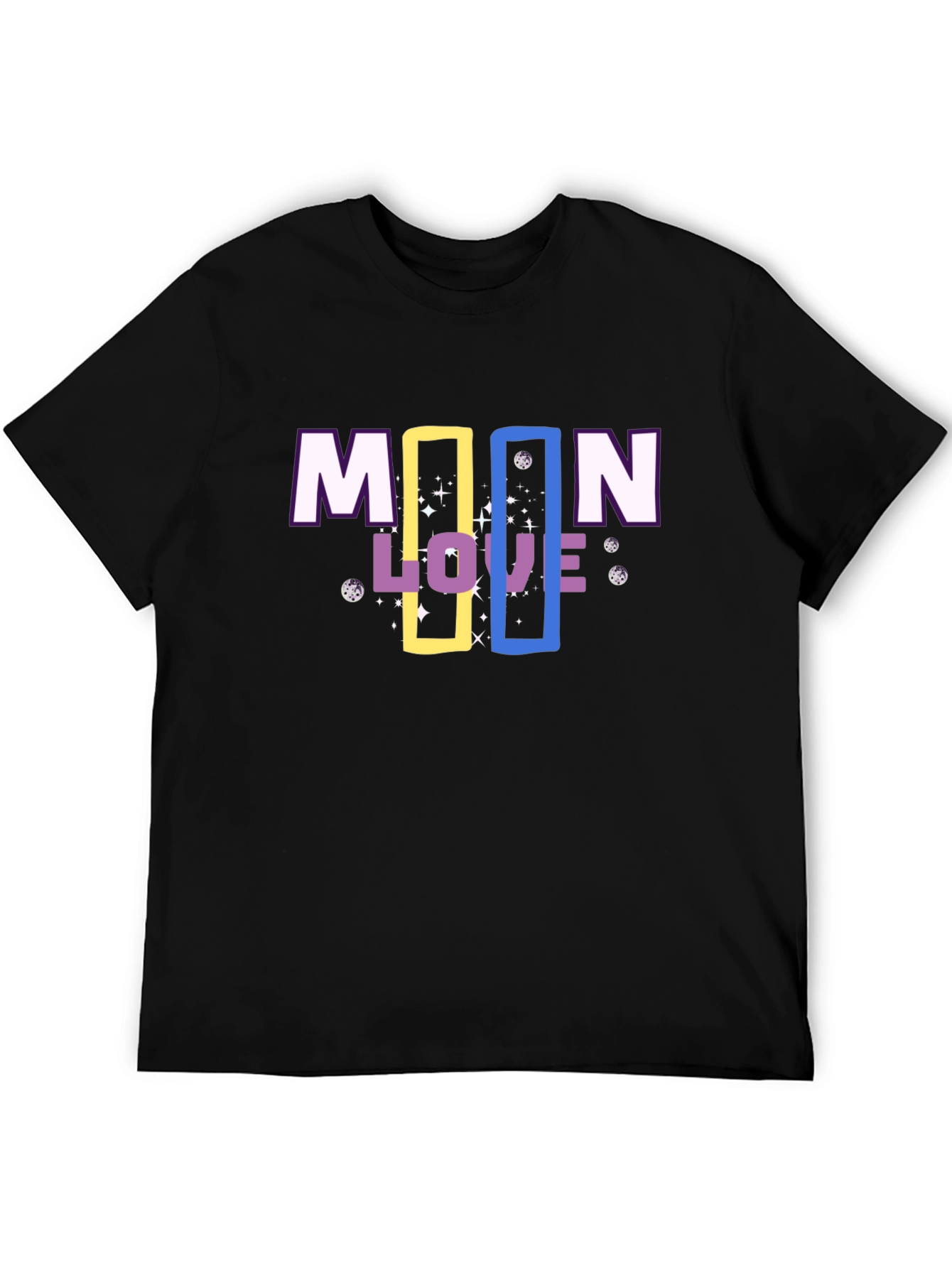 Moon Love Graphic Tee - Trendy Print