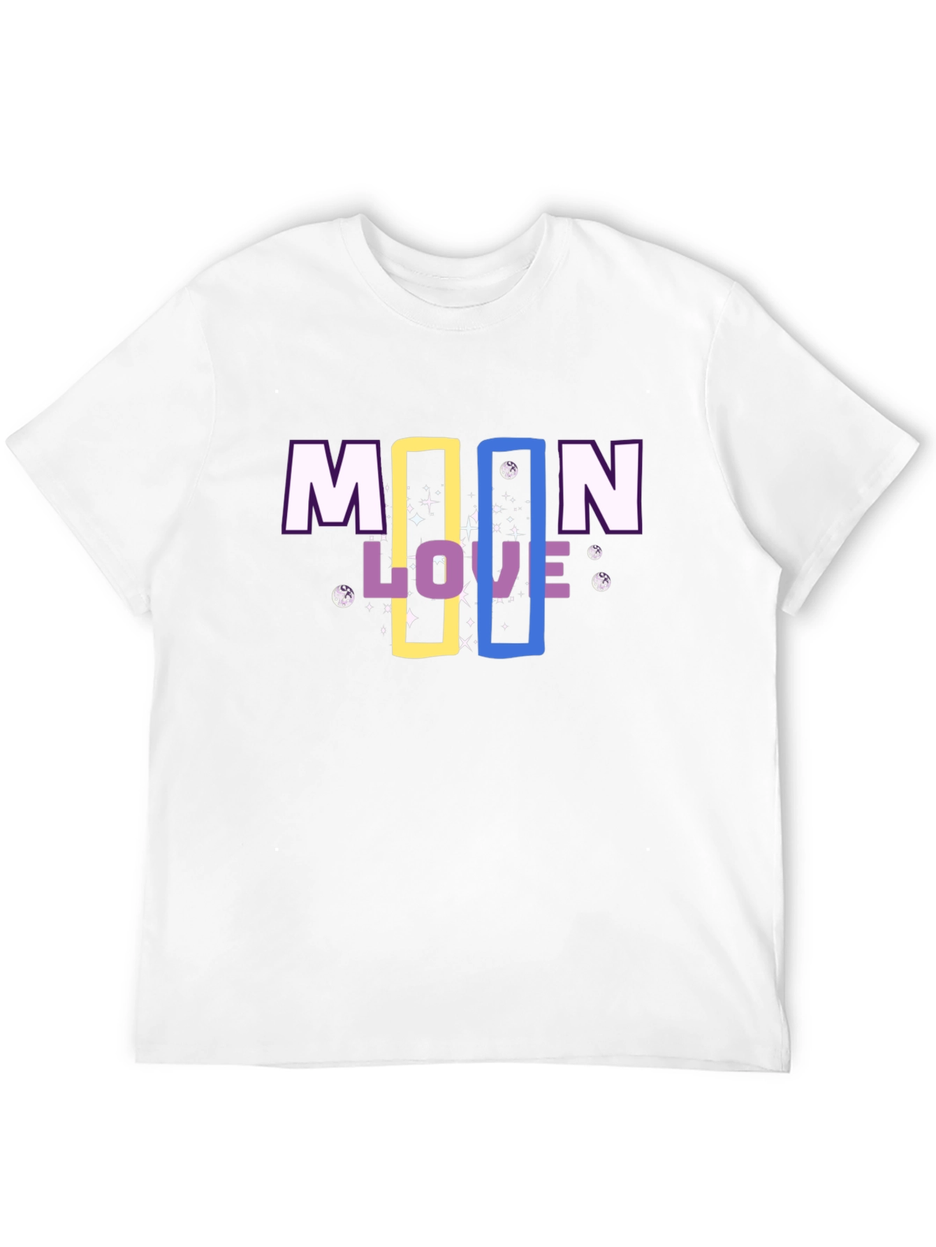 Moon Love Graphic Tee - Trendy Print