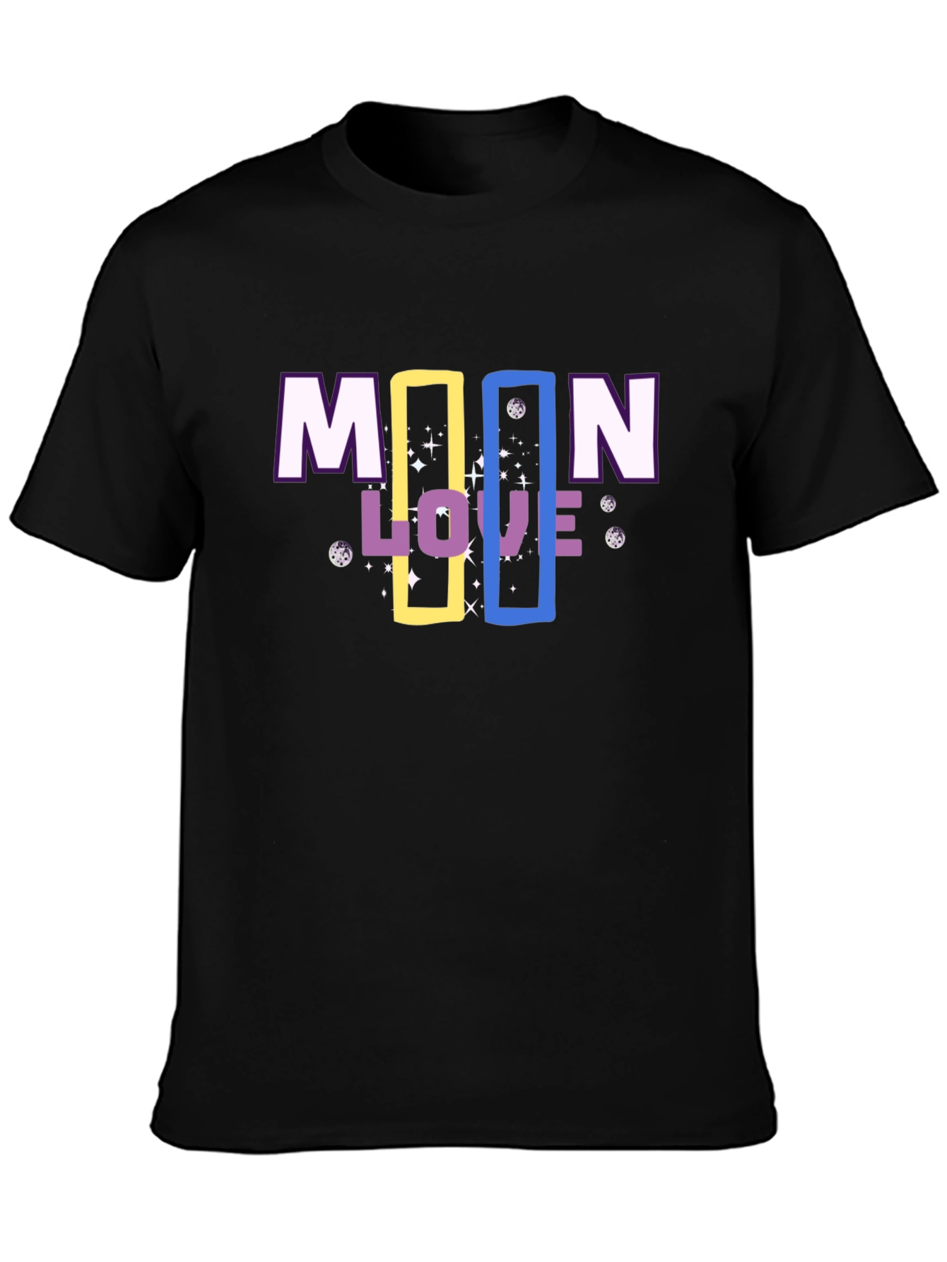 Moon Love Graphic Tee - Trendy Print