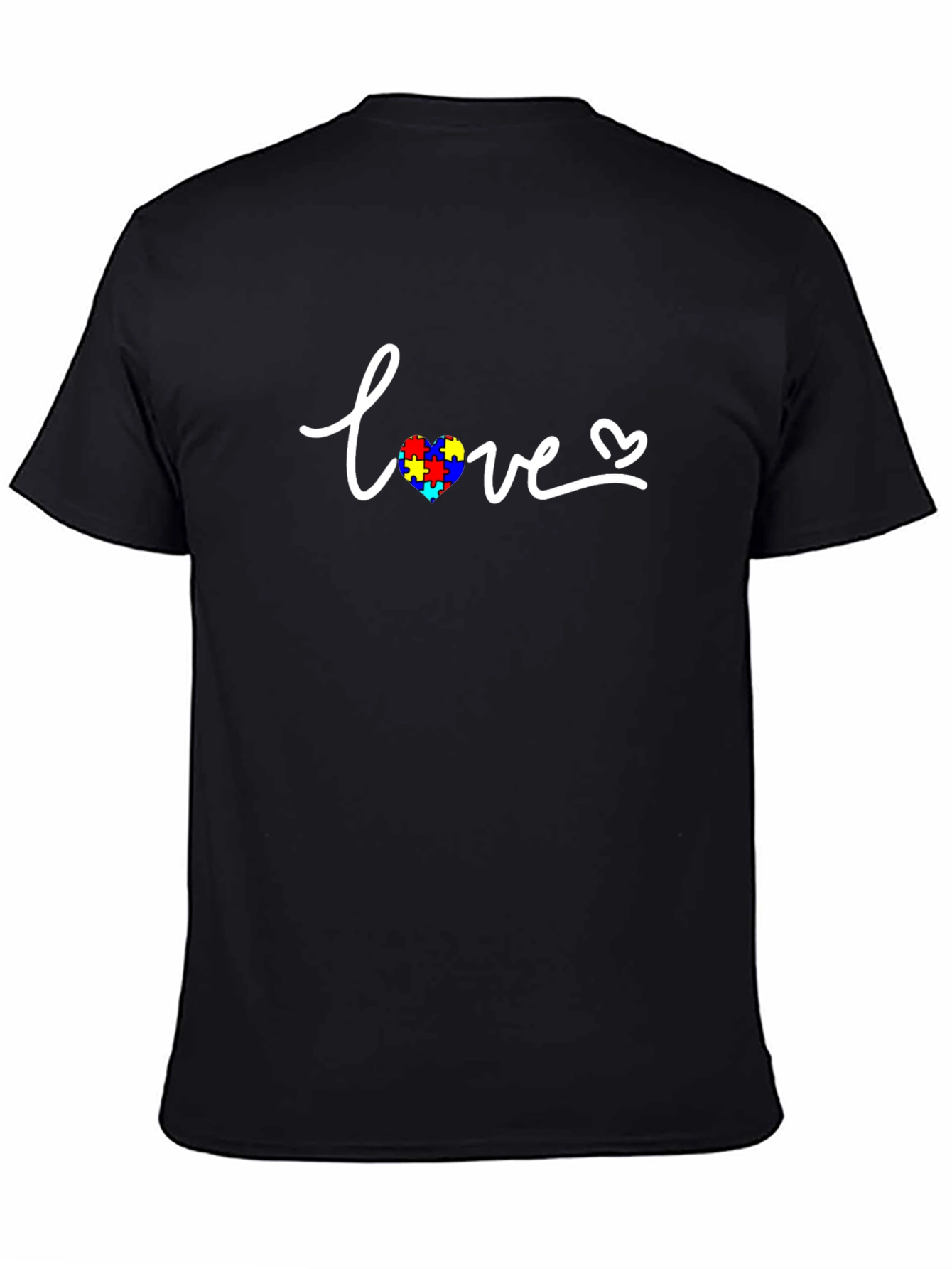 Love Autism Awareness Puzzle Heart T-Shirt