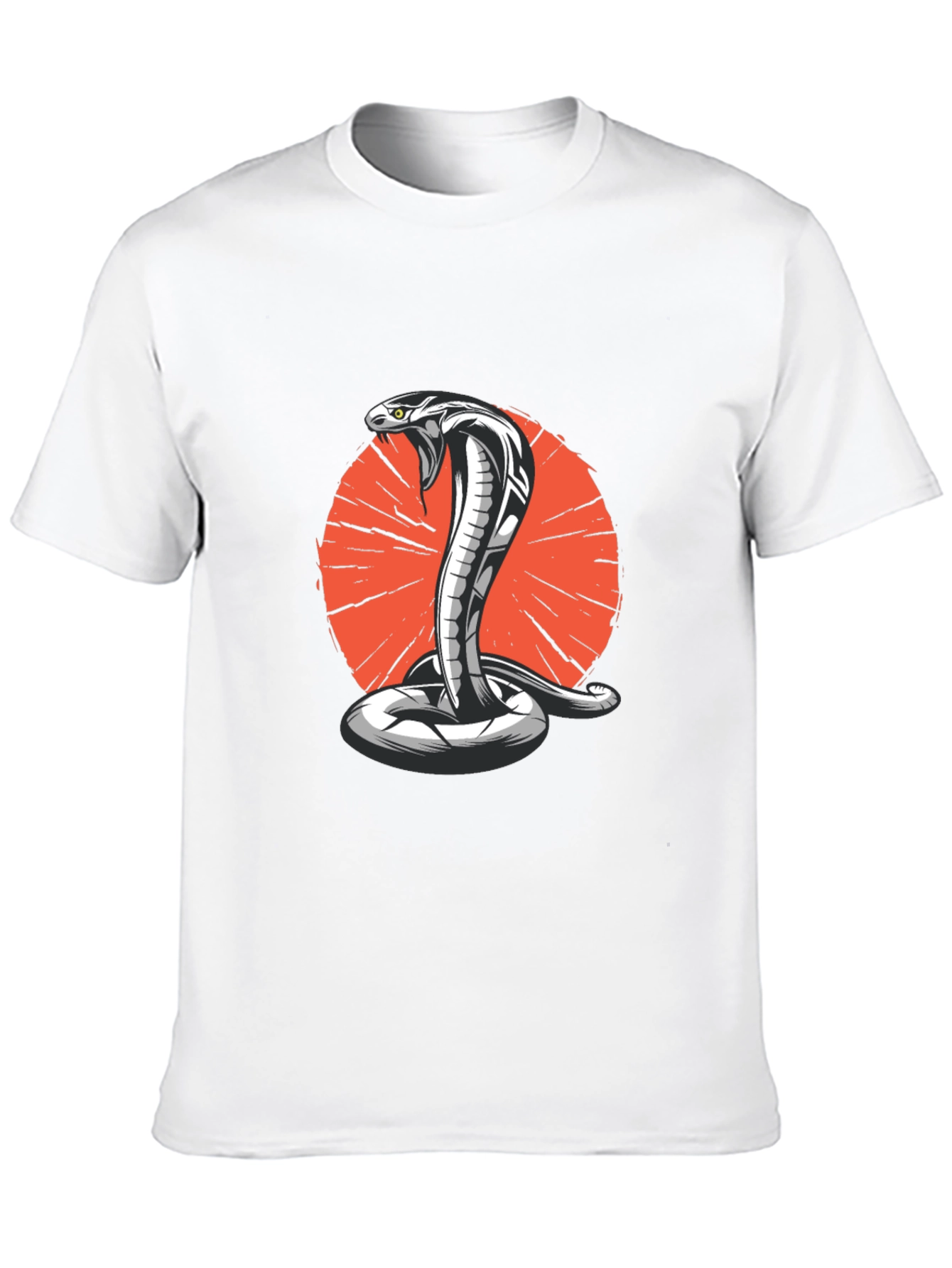 Cobra Graphic Tee - Bold Snake Design