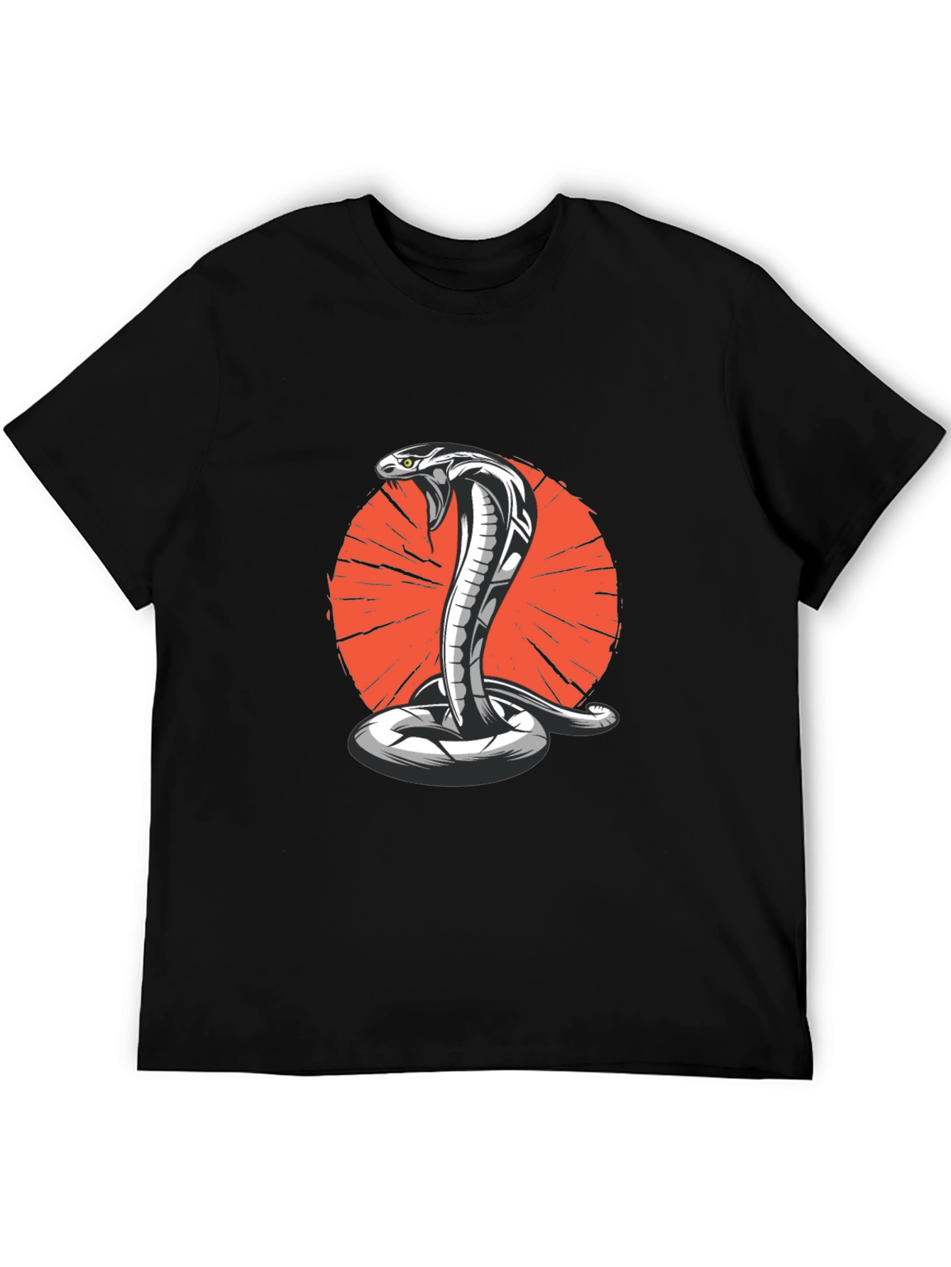 Cobra Graphic Tee - Bold Snake Design