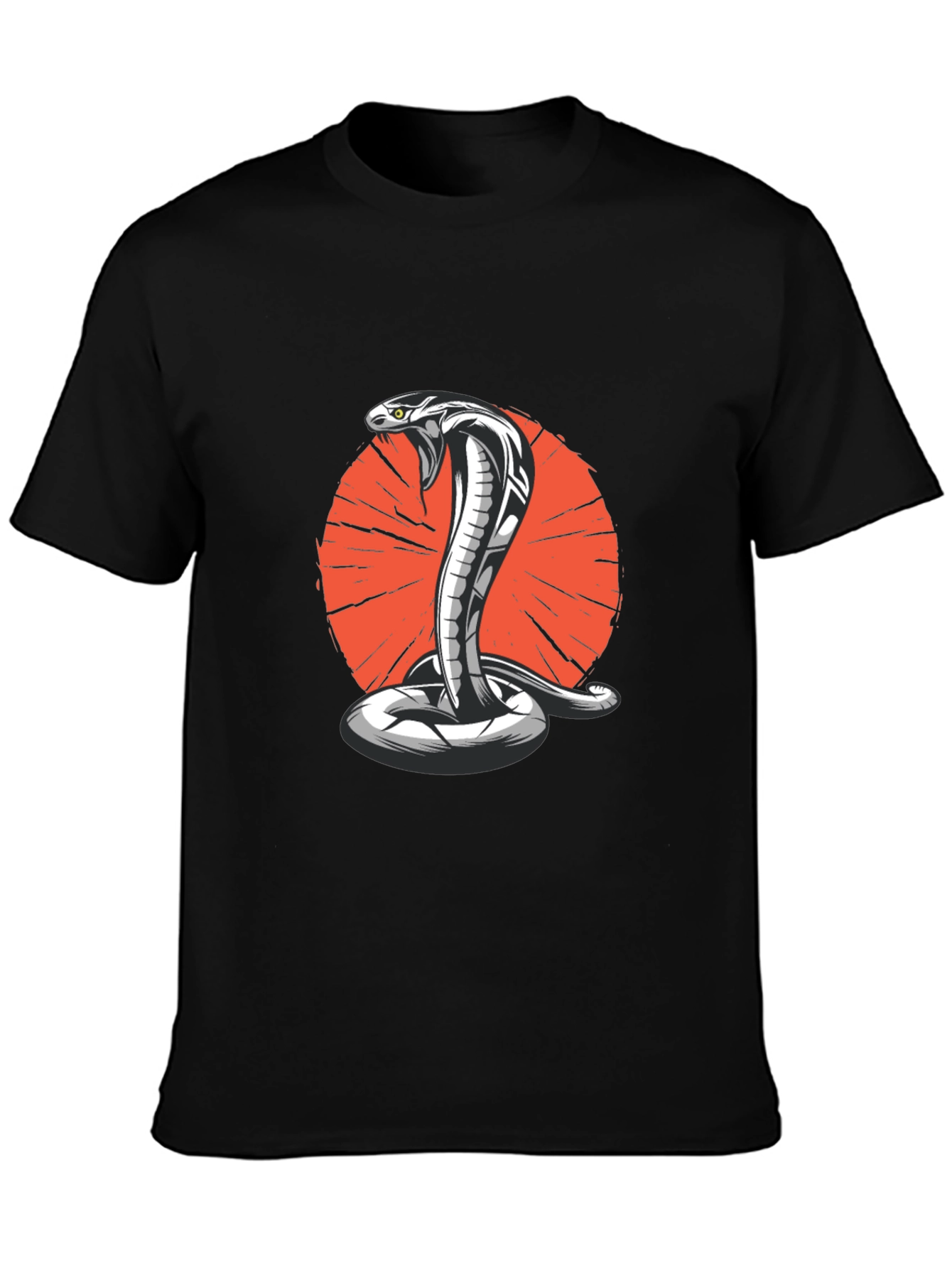 Cobra Graphic Tee - Bold Snake Design