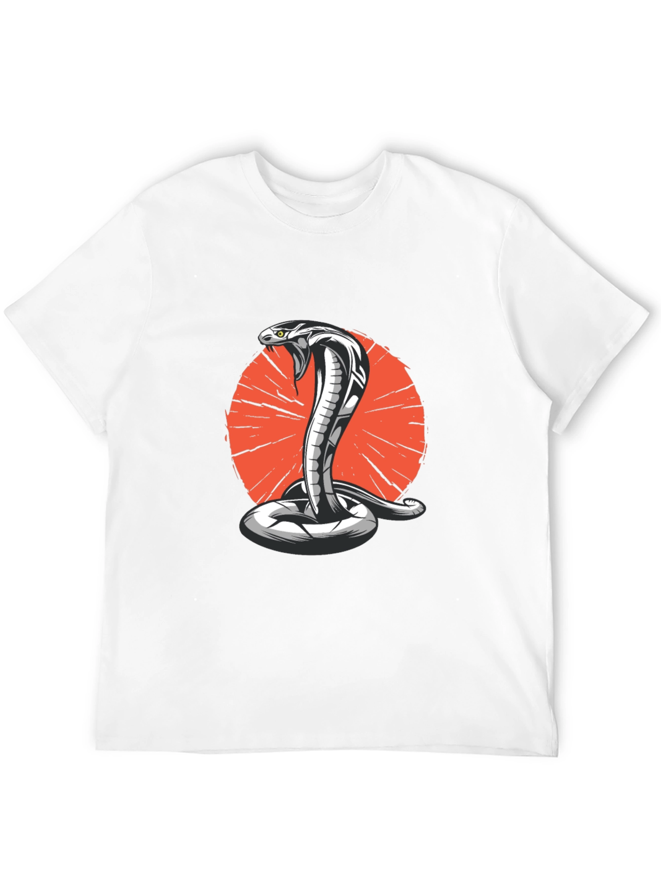 Cobra Graphic Tee - Bold Snake Design