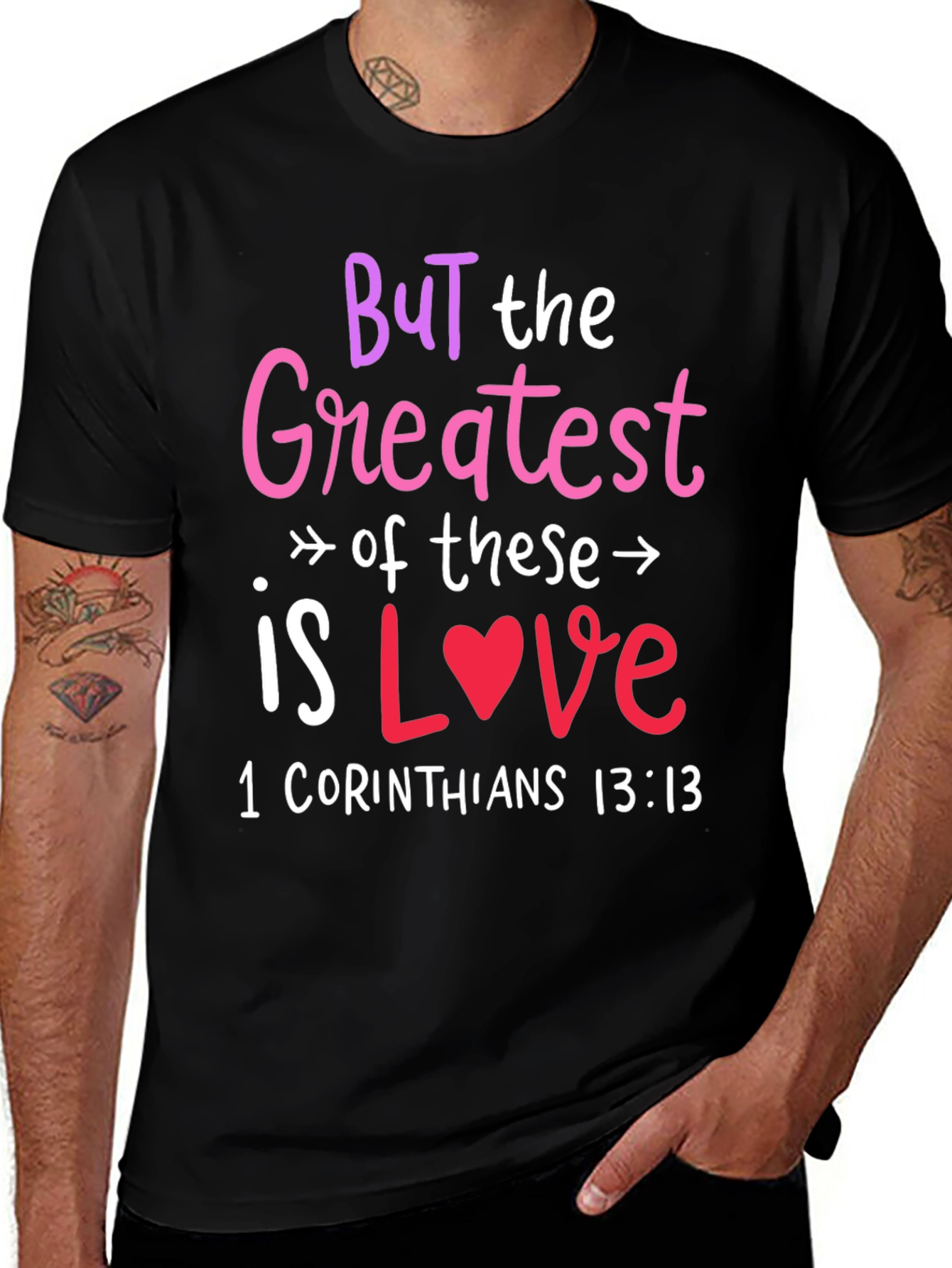 Greatest Is Love T-Shirt Religious Tee