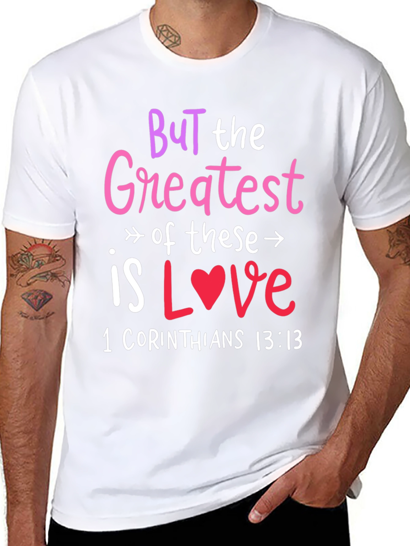 Greatest Is Love T-Shirt Religious Tee