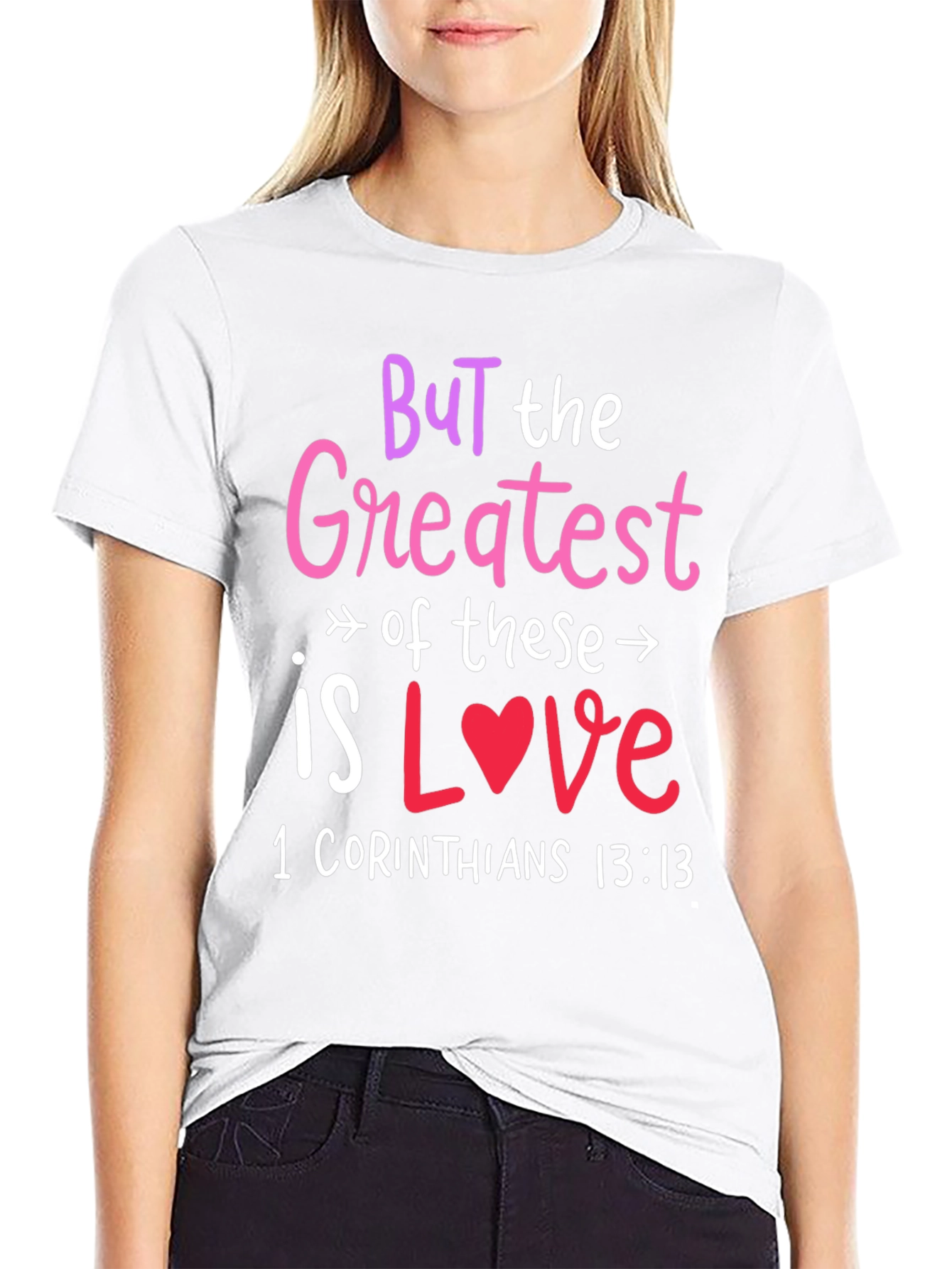 Greatest Is Love T-Shirt Religious Tee