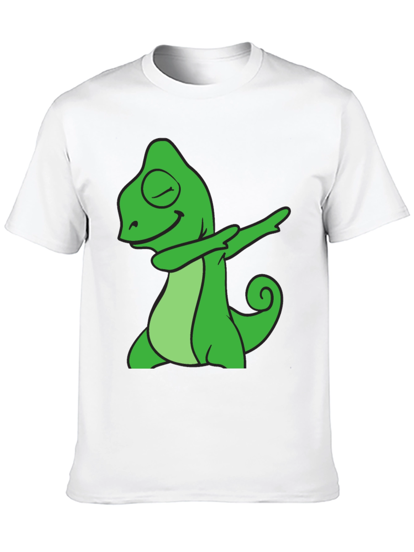 Dabbing Chameleon T-Shirt - Cool Graphic Tee
