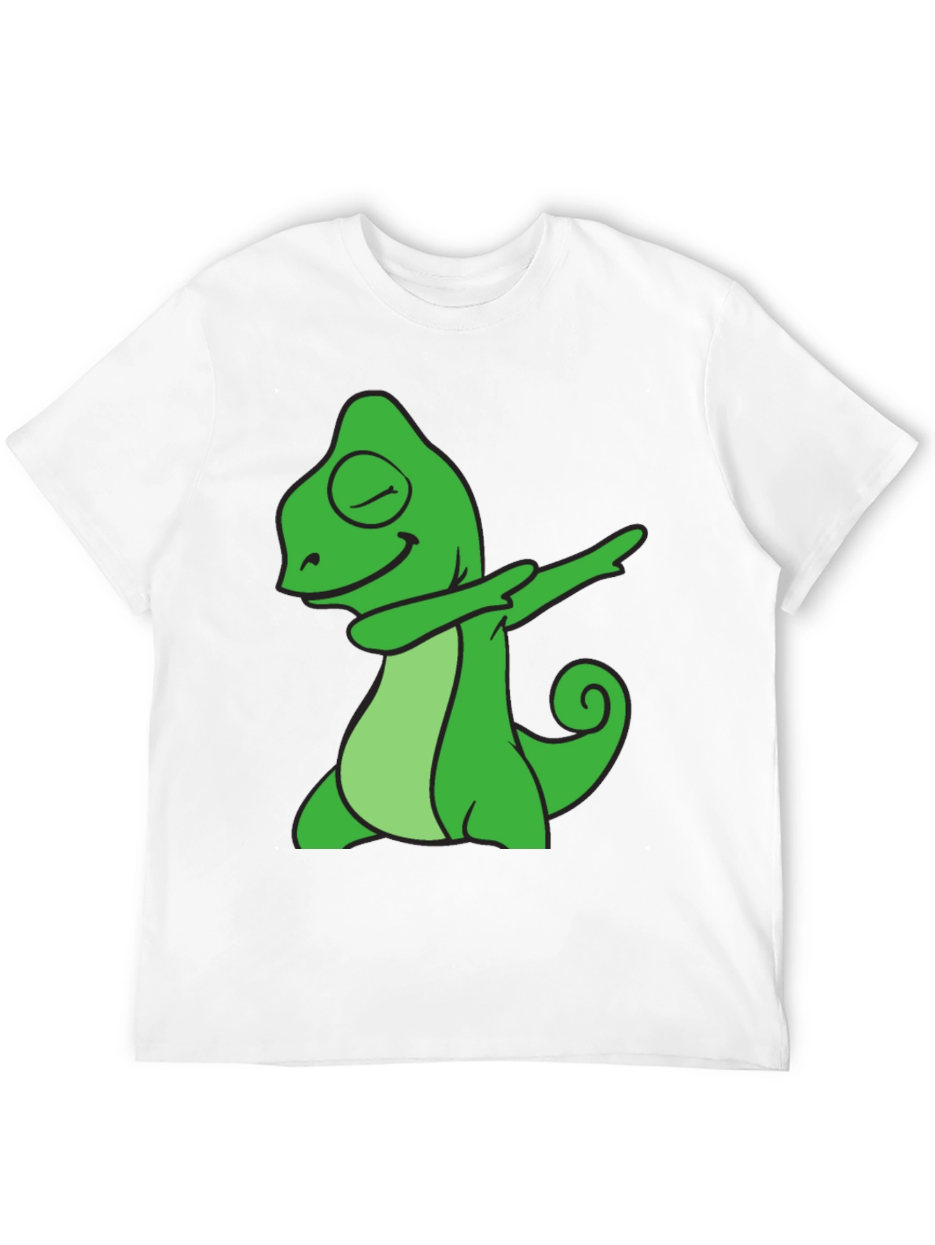 Dabbing Chameleon T-Shirt - Cool Graphic Tee