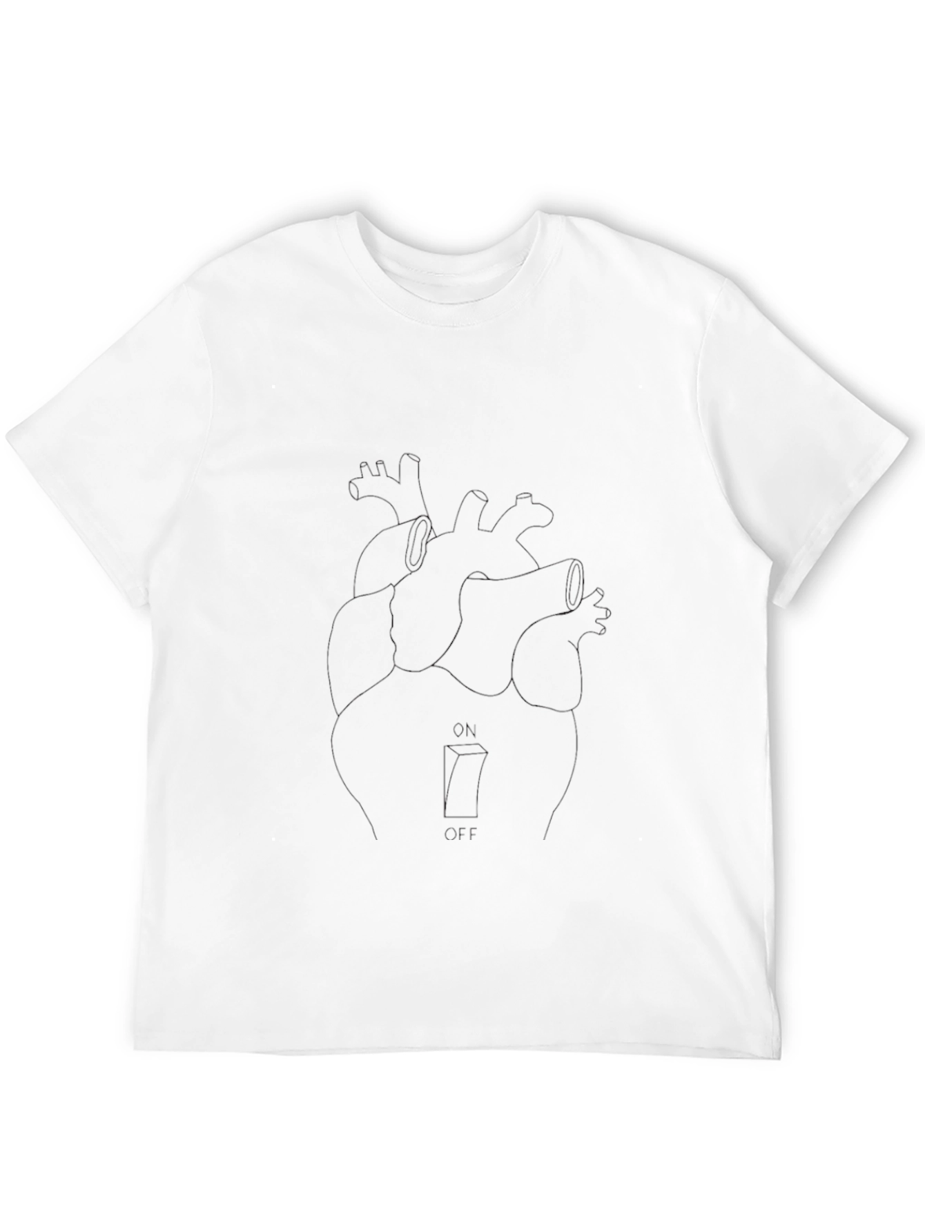Mens Classic Black Crew Neck T-Shirt