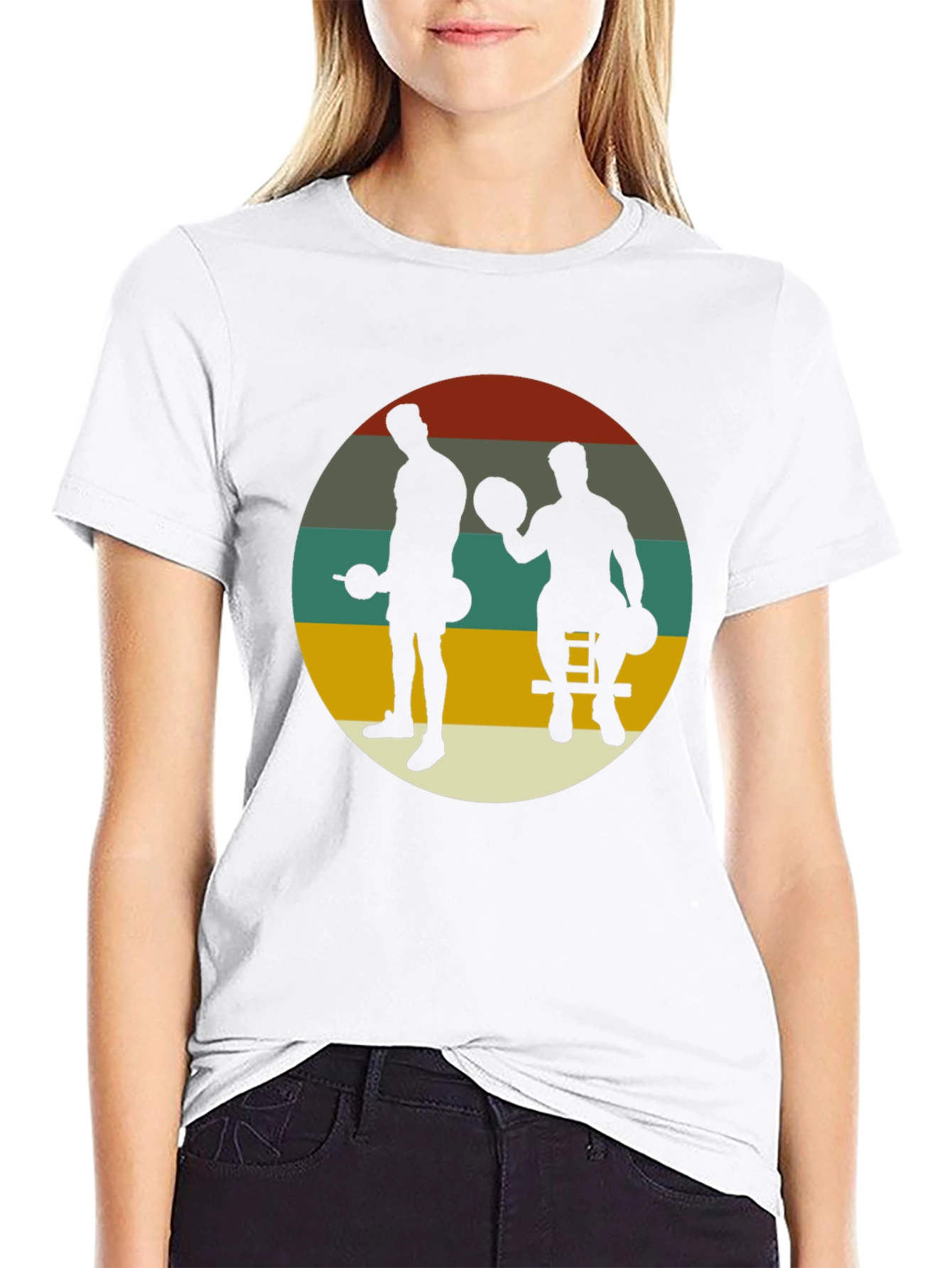 Retro Gym Black T-Shirt