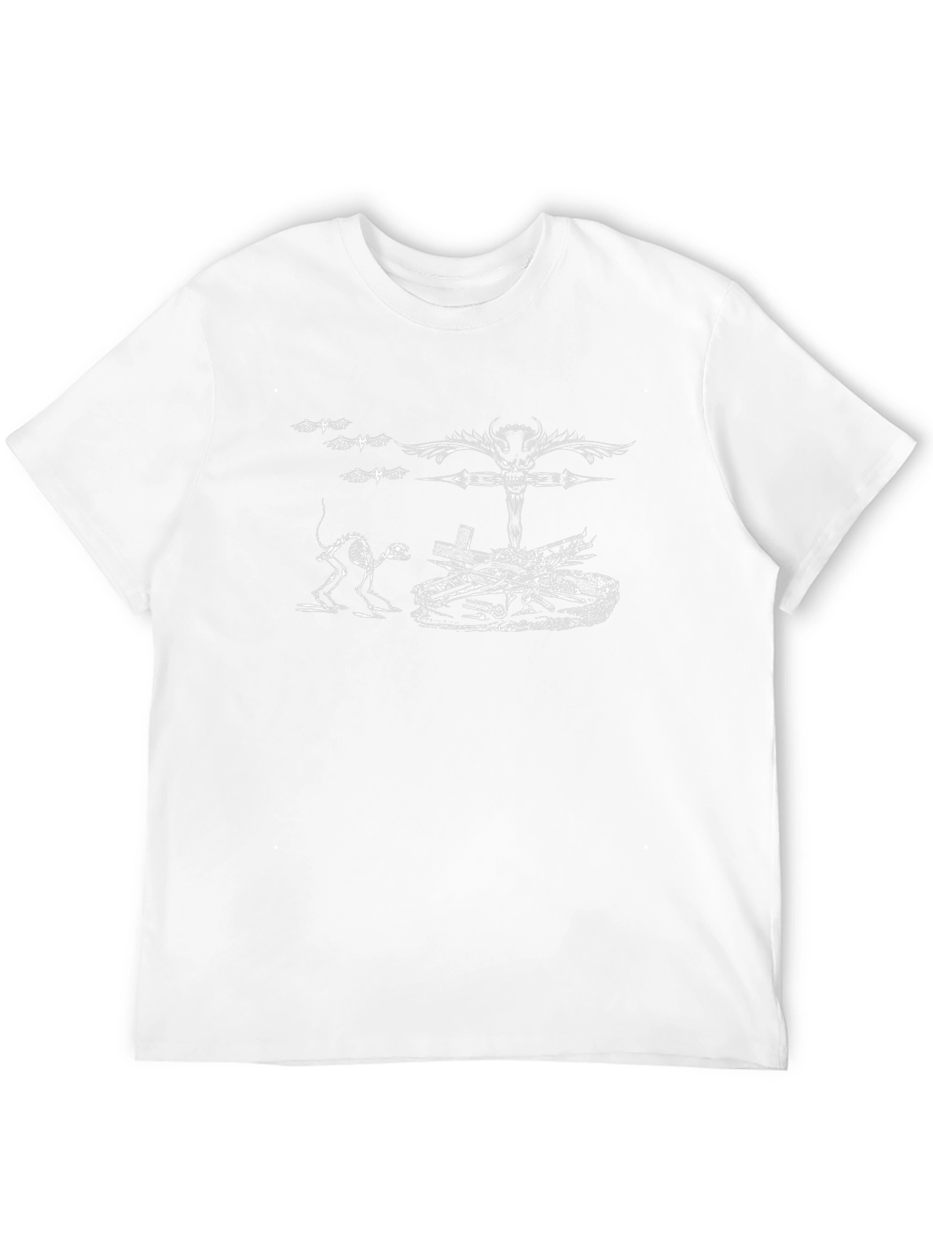 Skull & Bones Graphic Tee - Black