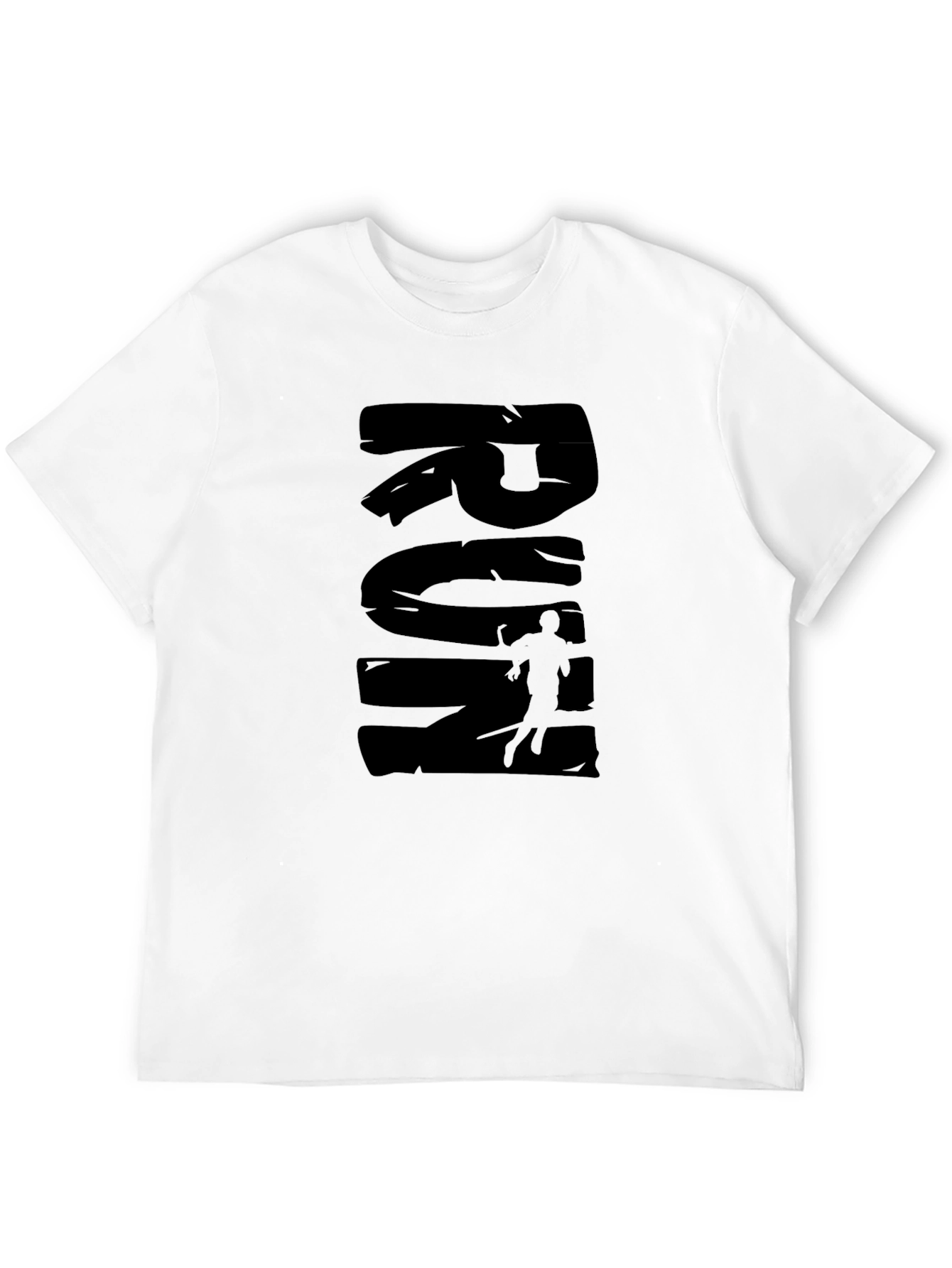 Run Graphic T-Shirt - Athlete Design Casual Wear
