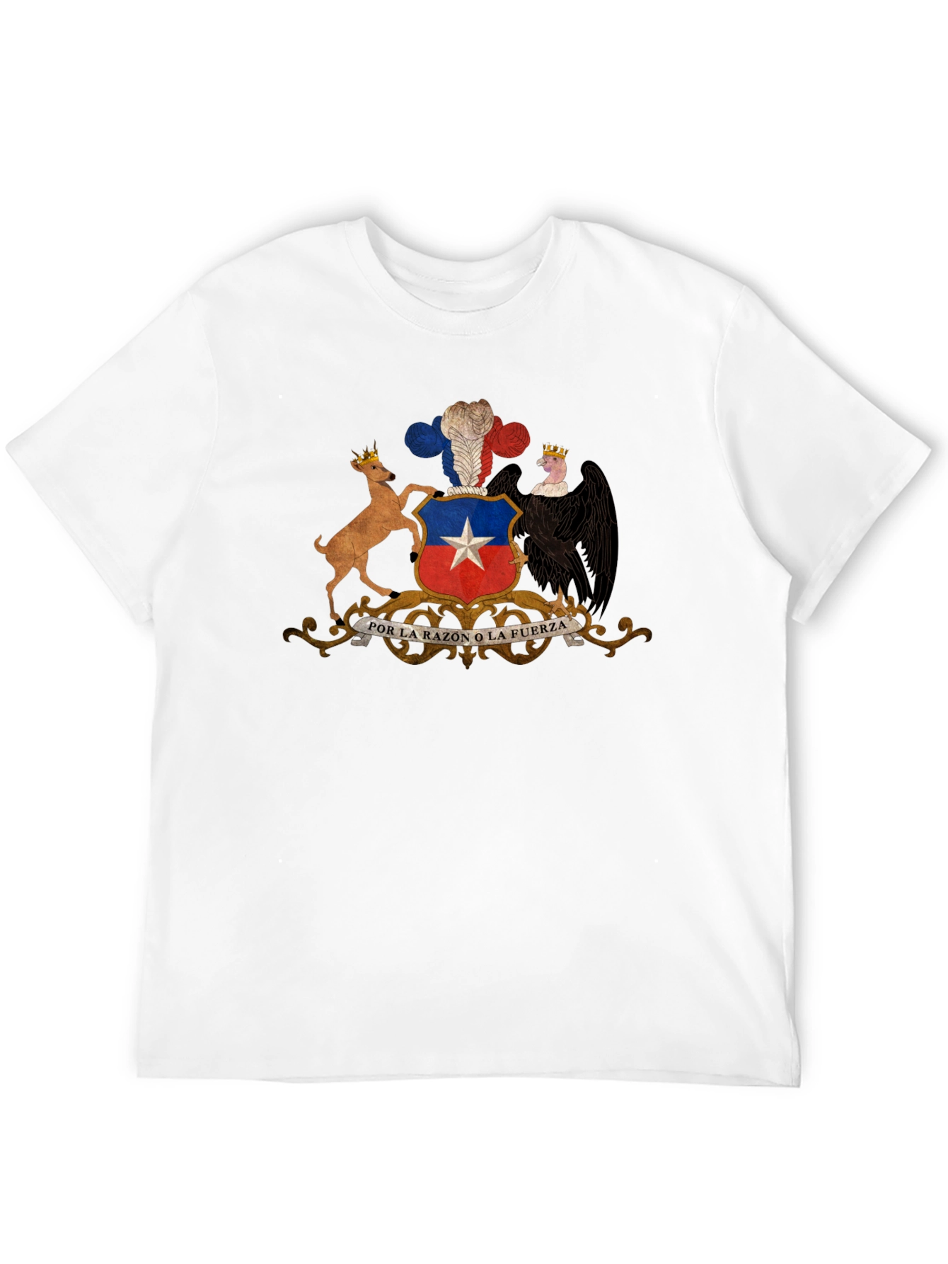 Chile Coat of Arms T-Shirt - Black