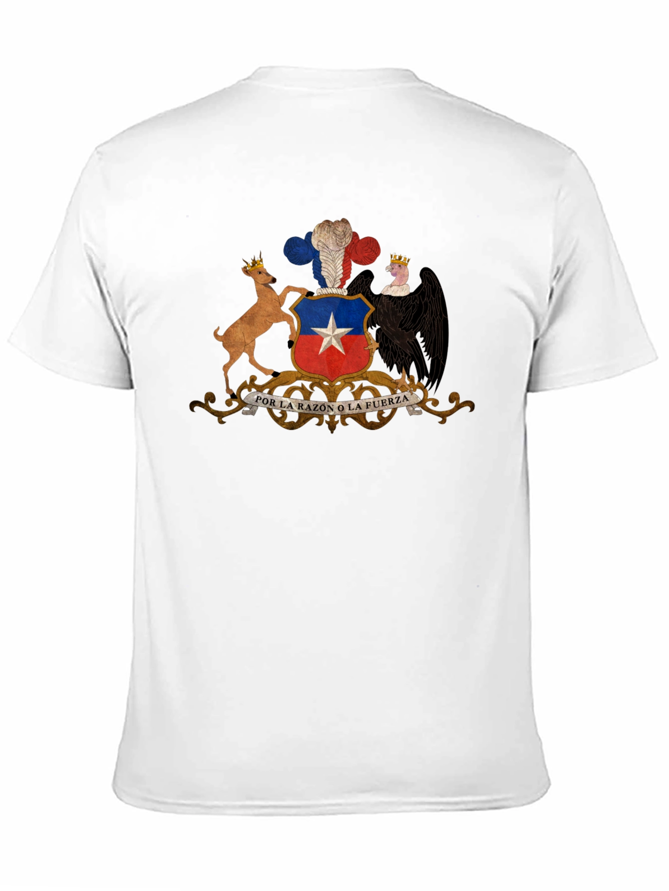 Chile Coat of Arms T-Shirt - Black