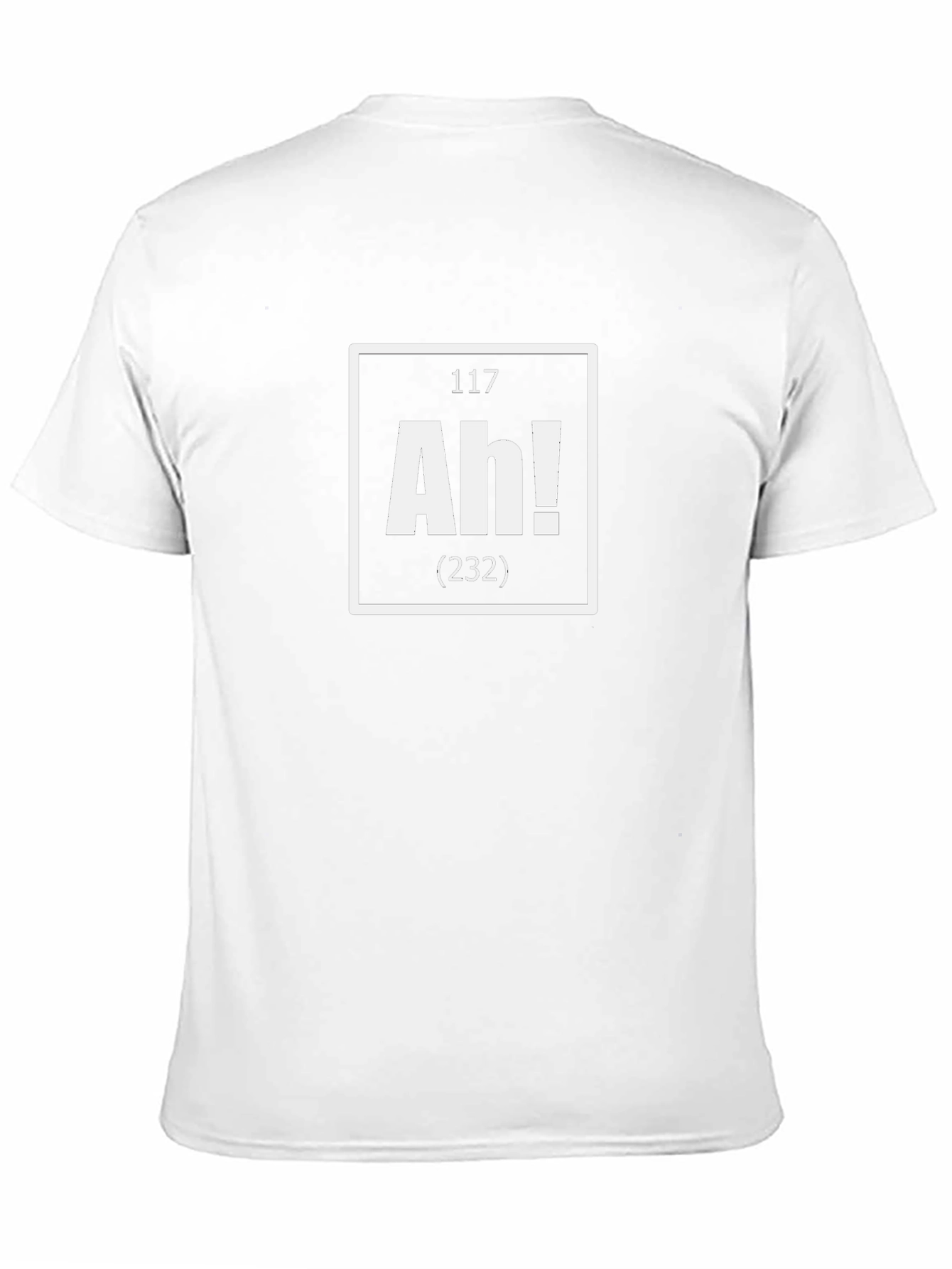 Ah! Periodic Table Funny Black T-Shirt