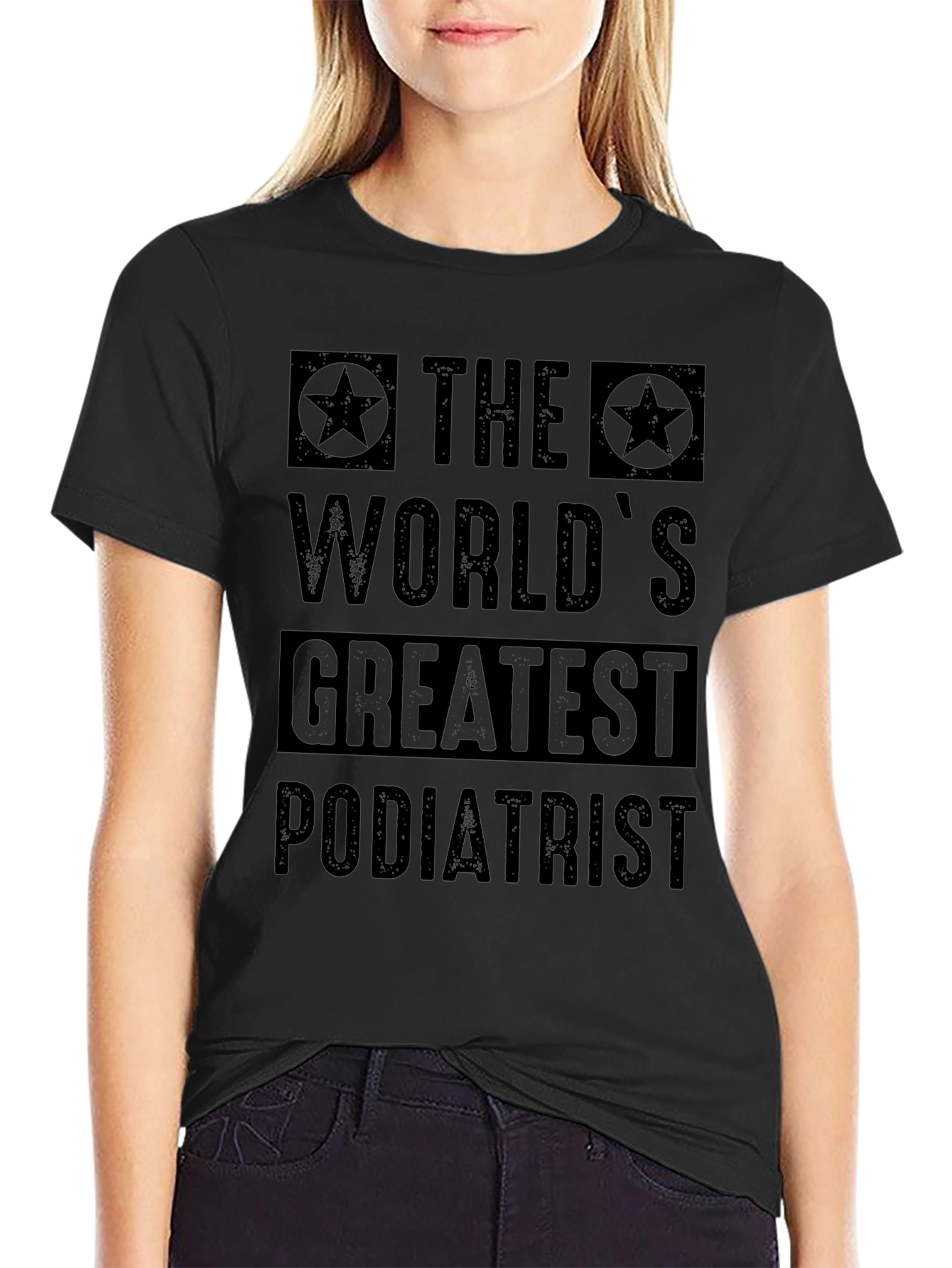Worlds Greatest Podiatrist T-Shirt - Black