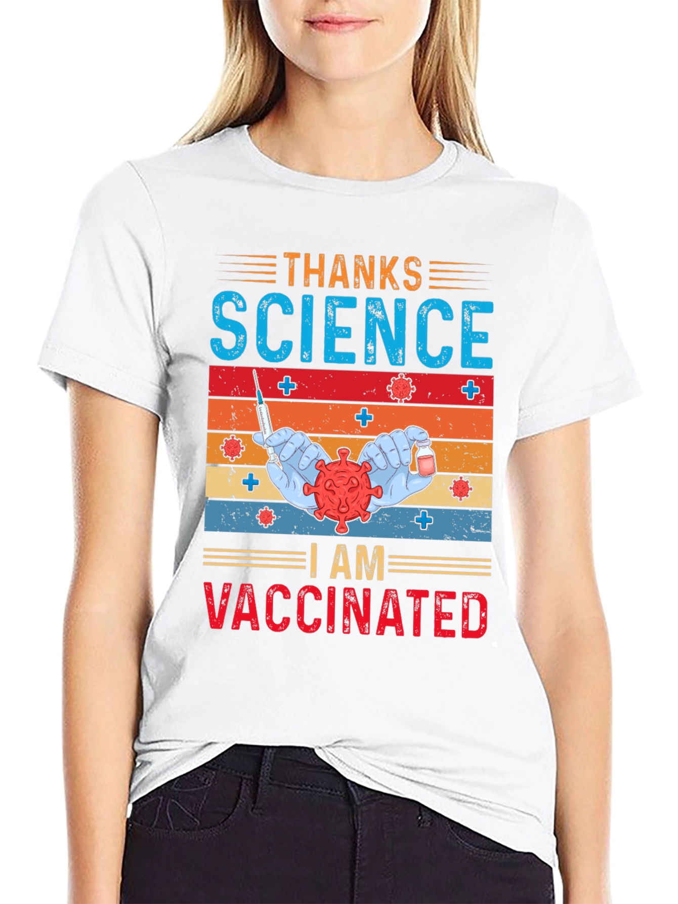 Thanks Science I Am Vaccinated T-Shirt