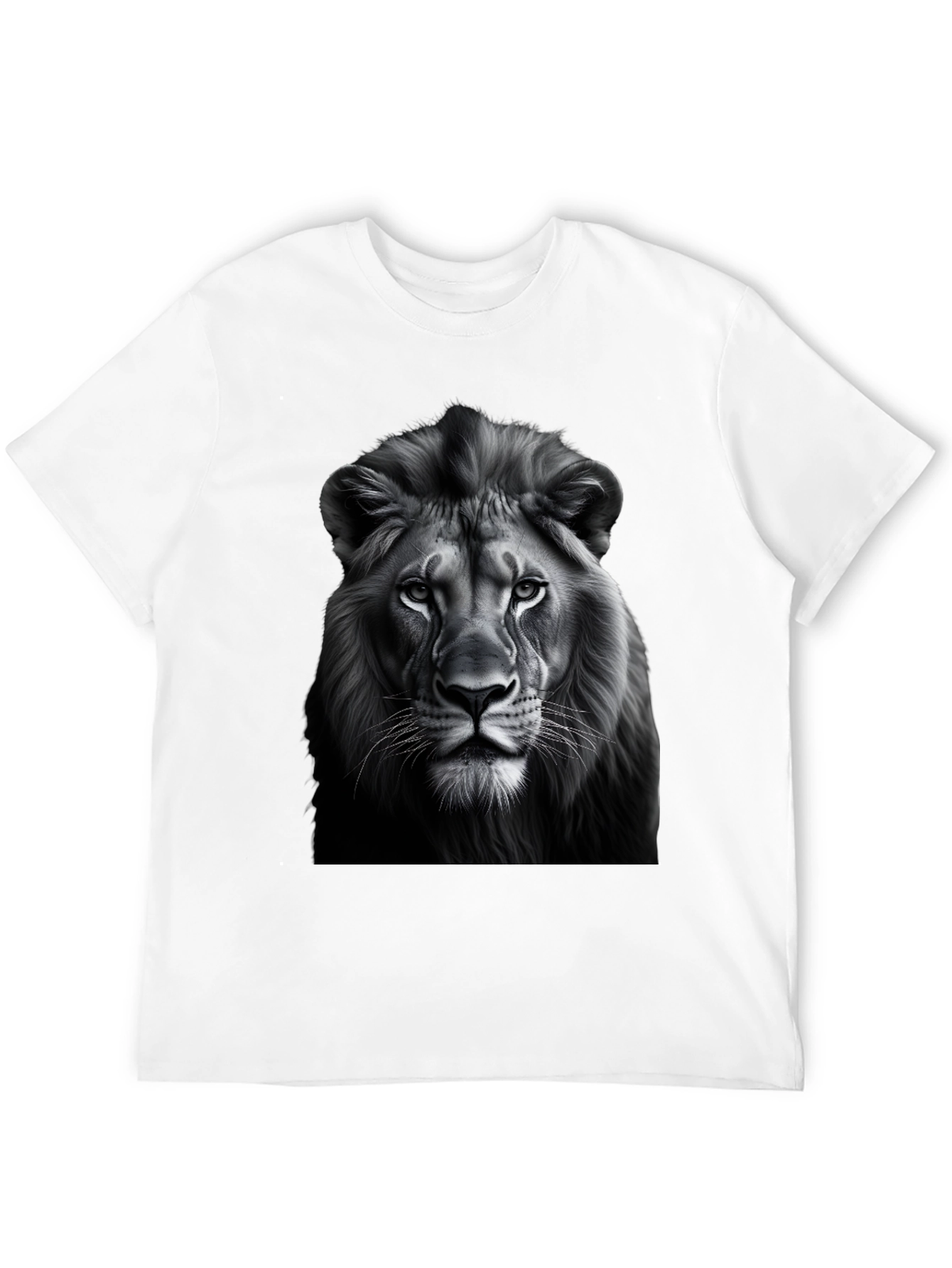 Lion Graphic Black T-Shirt
