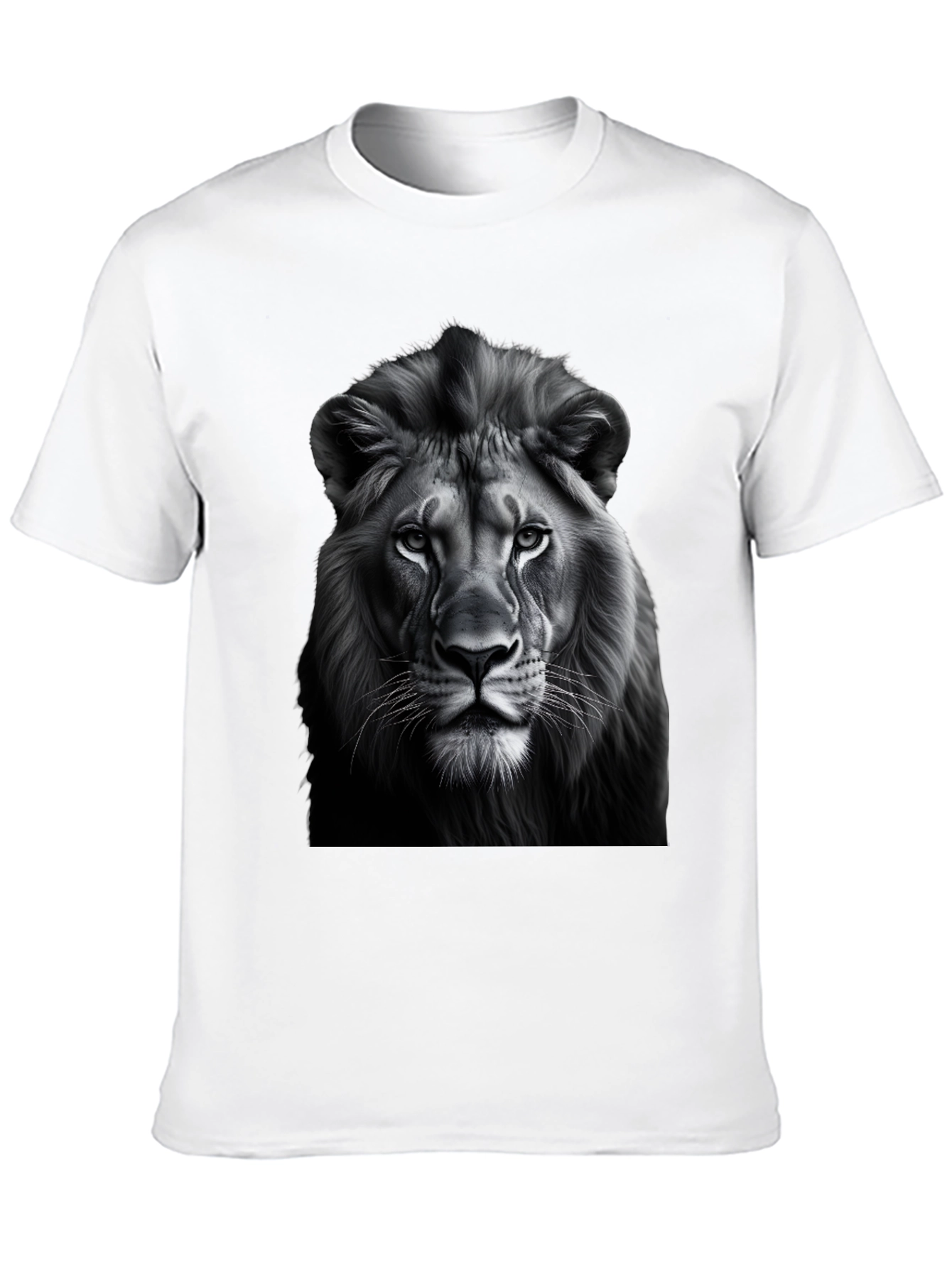 Lion Graphic Black T-Shirt