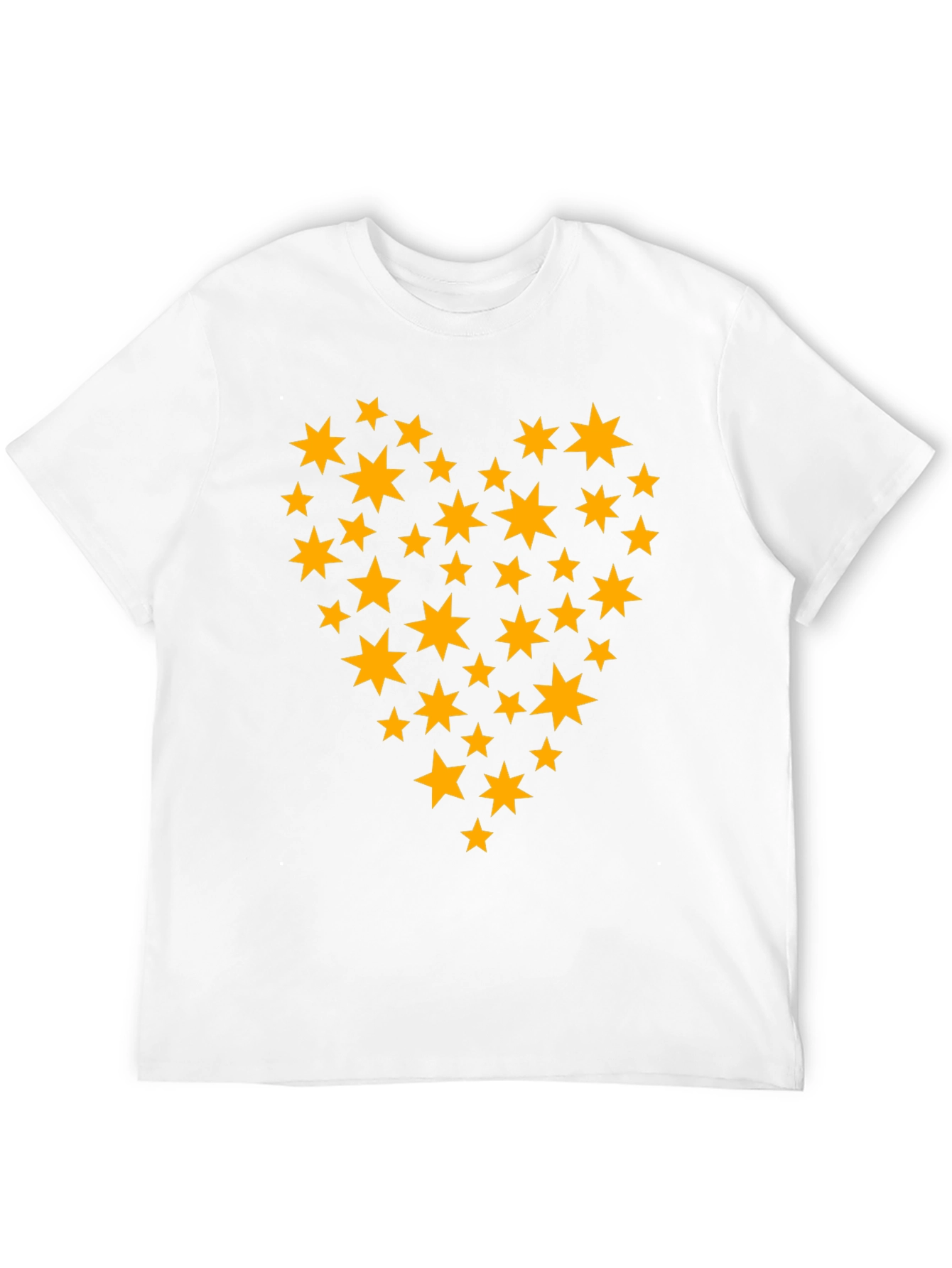 Star Heart Graphic Tee - Stylish Black T-Shirt