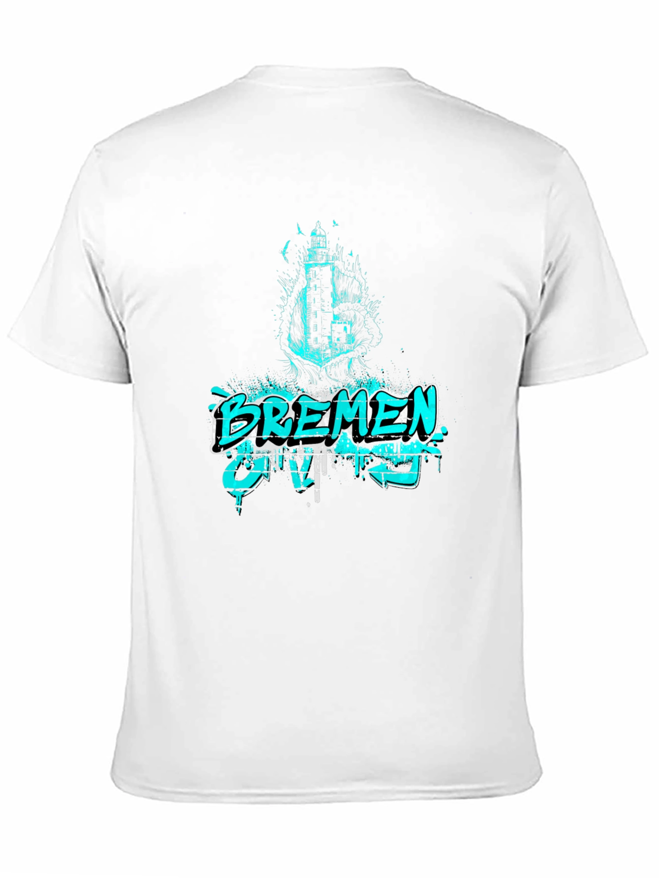Bremen City Mens Graphic T-Shirt - Black