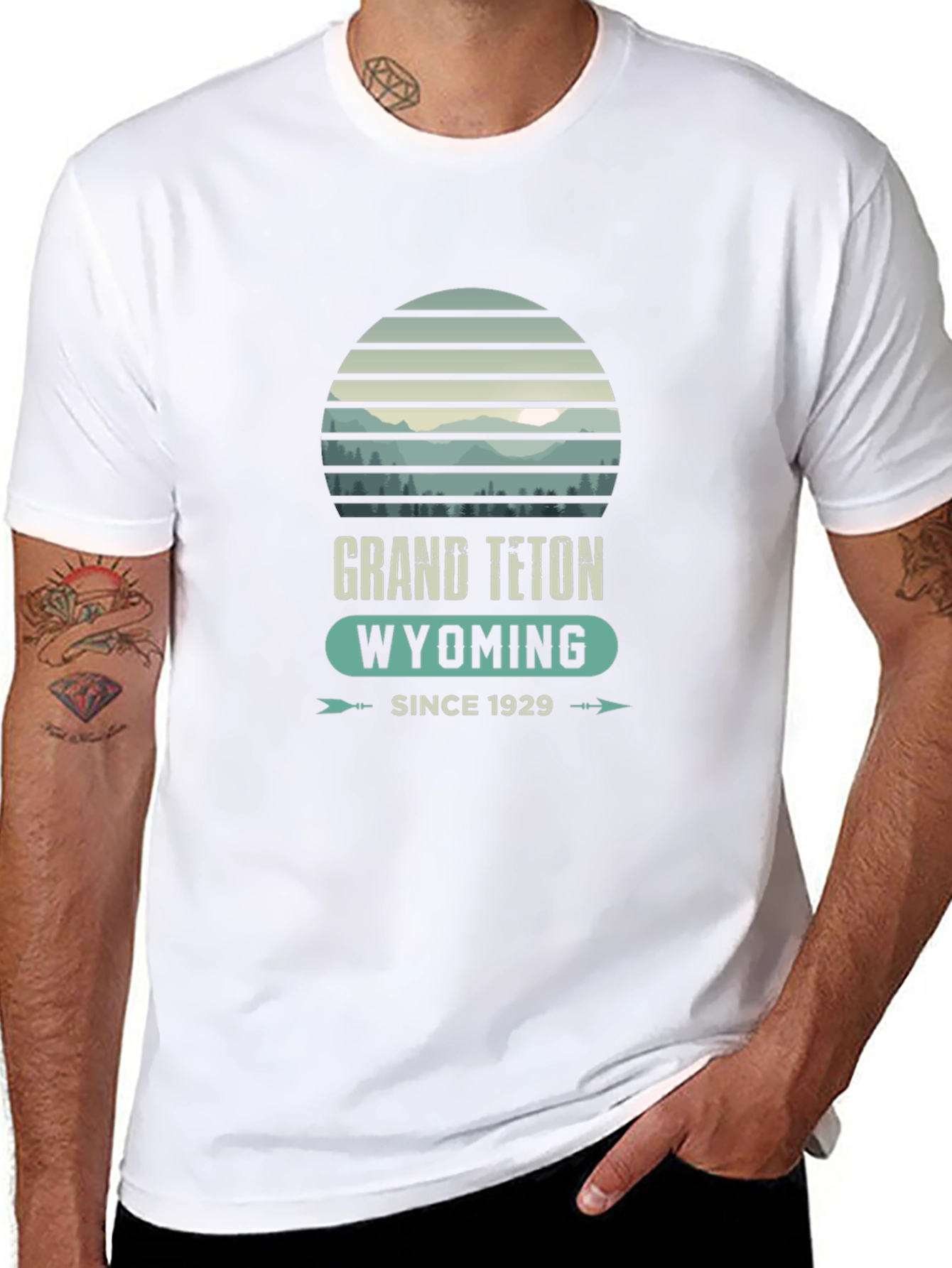 Grand Teton Wyoming Graphic T-Shirt