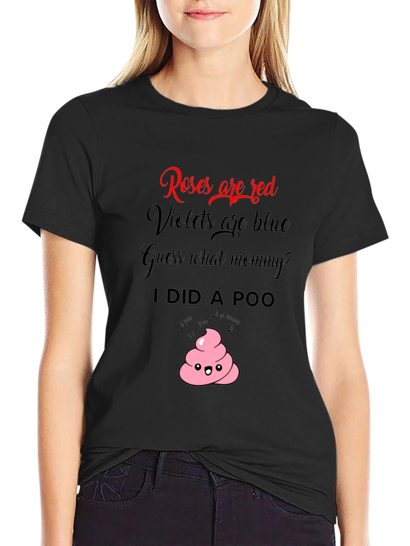 Roses are Red I Did a Poo Funny T-Shirt
