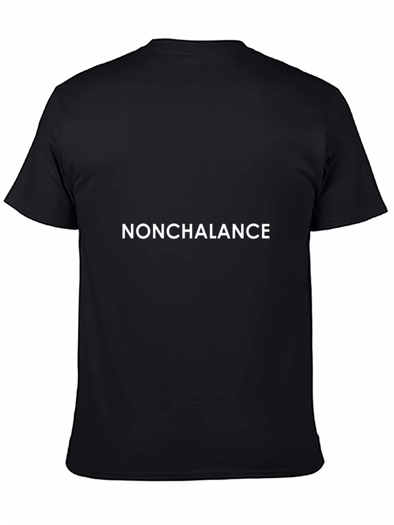 Nonchalance Black Graphic Tee
