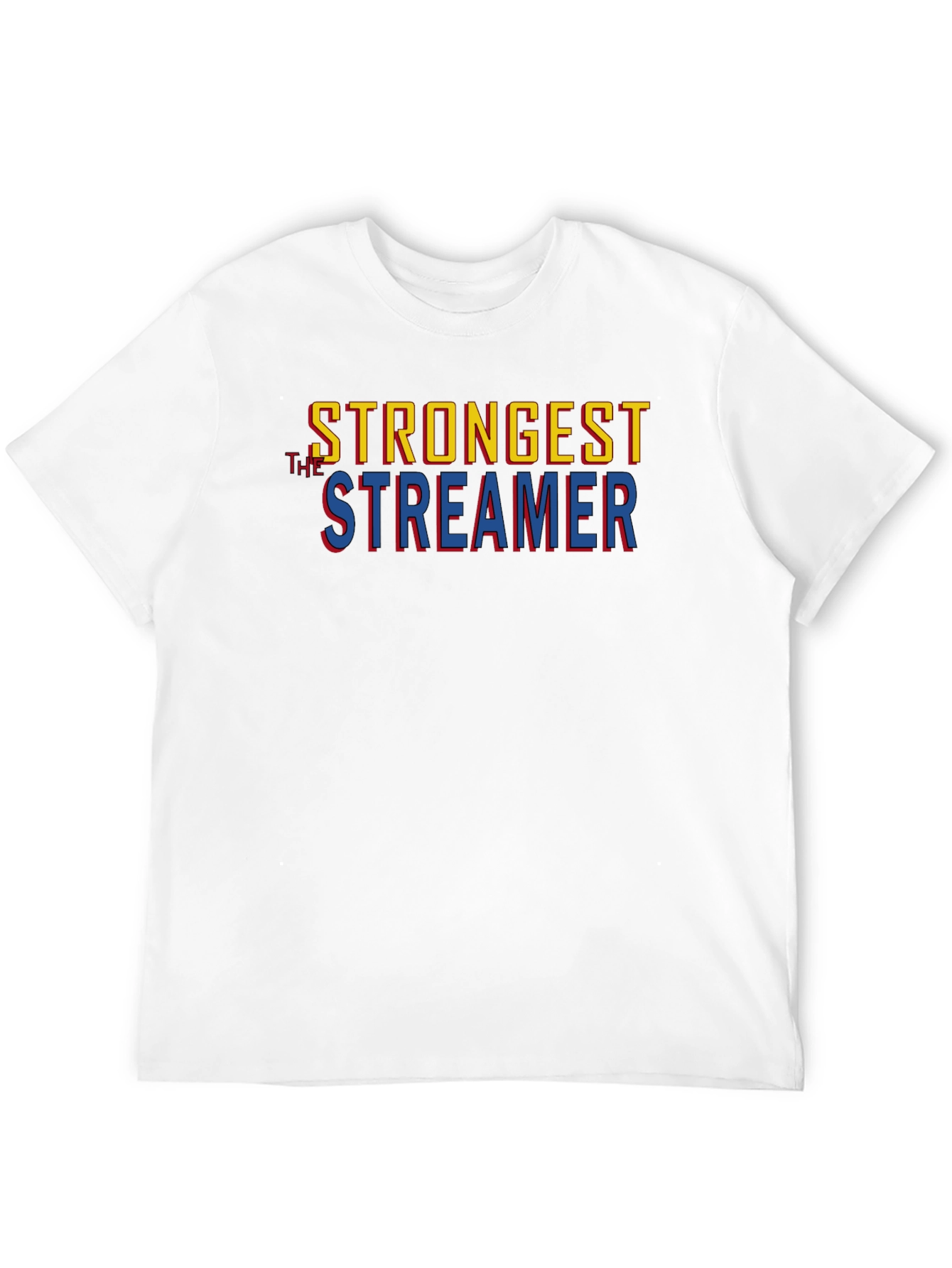 Strongest Streamer Graphic Tee - Black