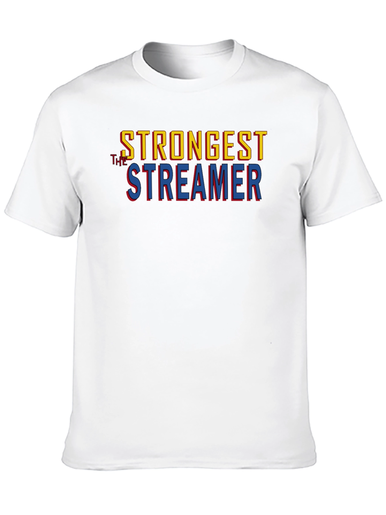 Strongest Streamer Graphic Tee - Black