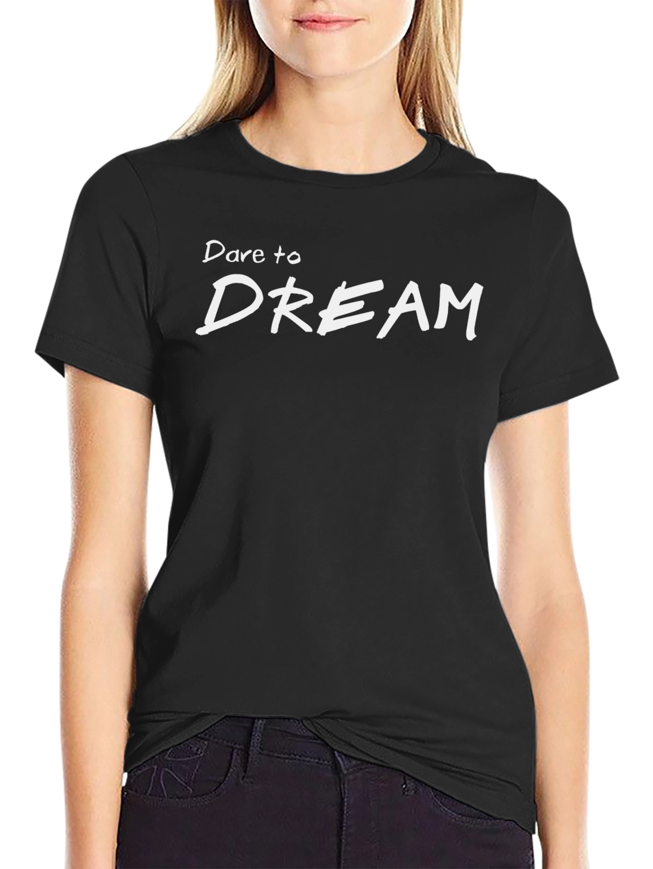 Dare to Dream Black T-Shirt