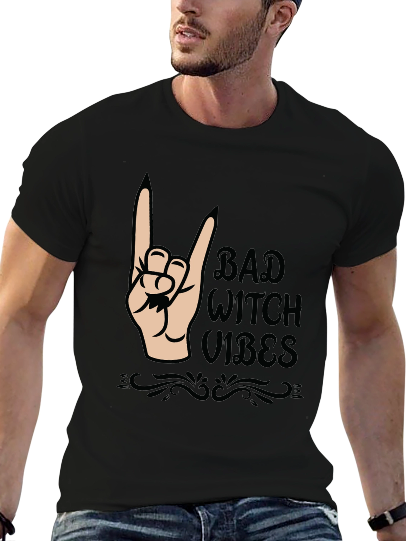 Bad Witch Vibes Graphic T-Shirt