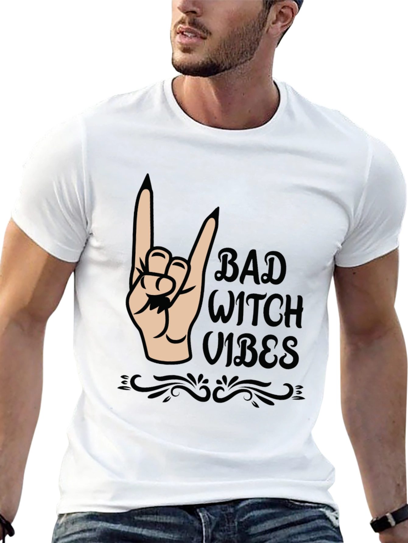 Bad Witch Vibes Graphic T-Shirt