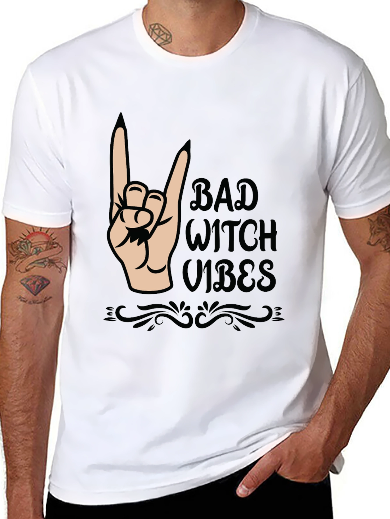 Bad Witch Vibes Graphic T-Shirt
