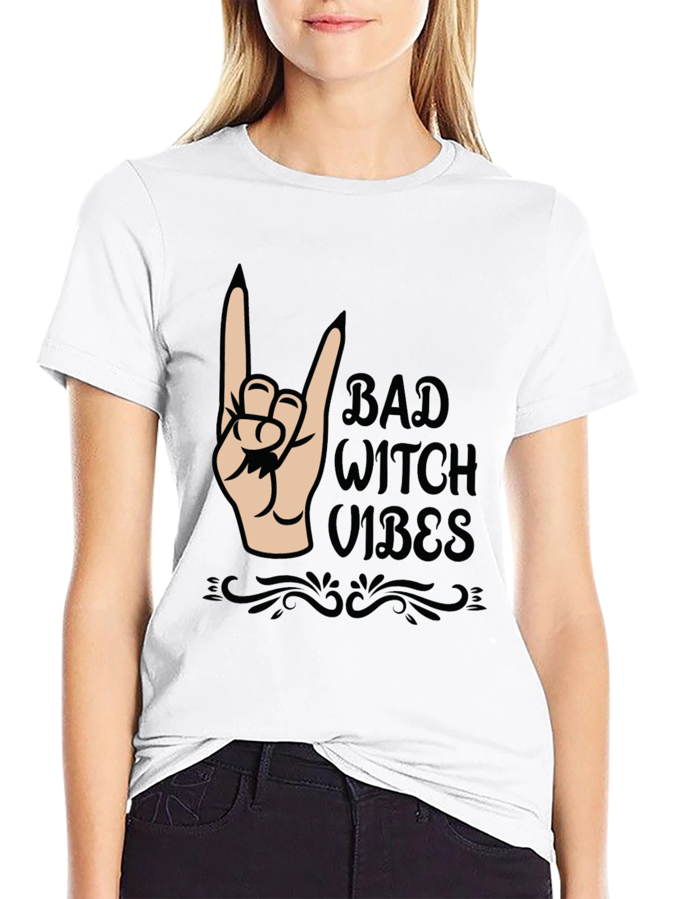 Bad Witch Vibes Graphic T-Shirt