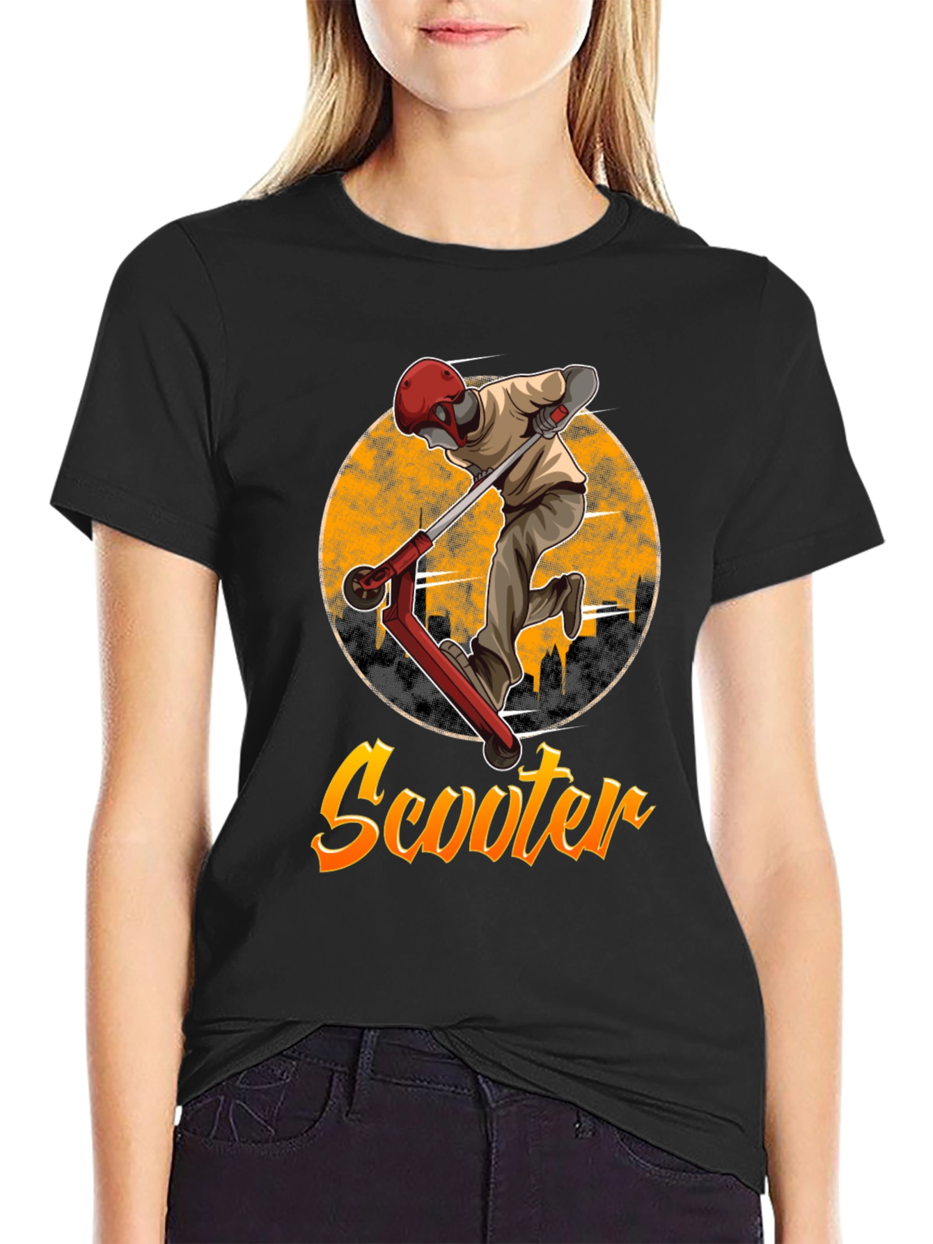 Cool Scooter T-Shirt - Stylish Graphic Tee